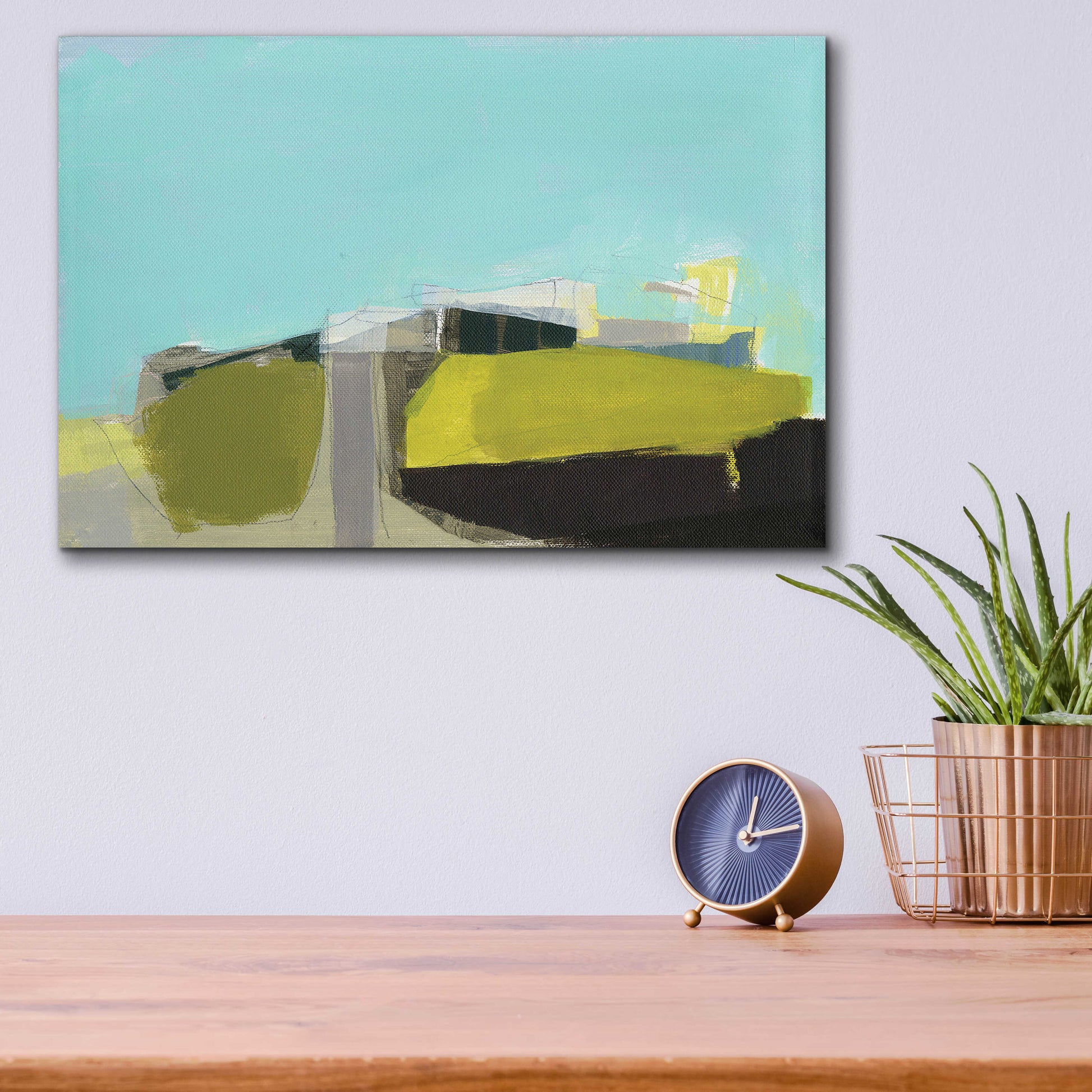 Epic Art 'East End Hill' by Amanda Hawkins, Acrylic Glass Wall Art,16x12