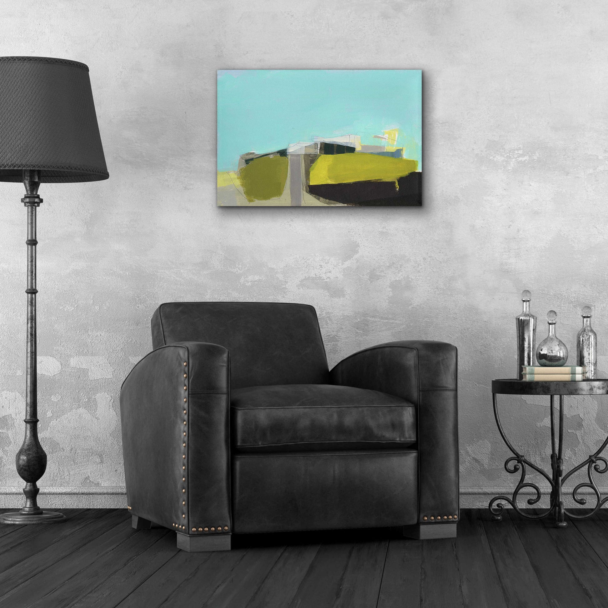 Epic Art 'East End Hill' by Amanda Hawkins, Acrylic Glass Wall Art,24x16