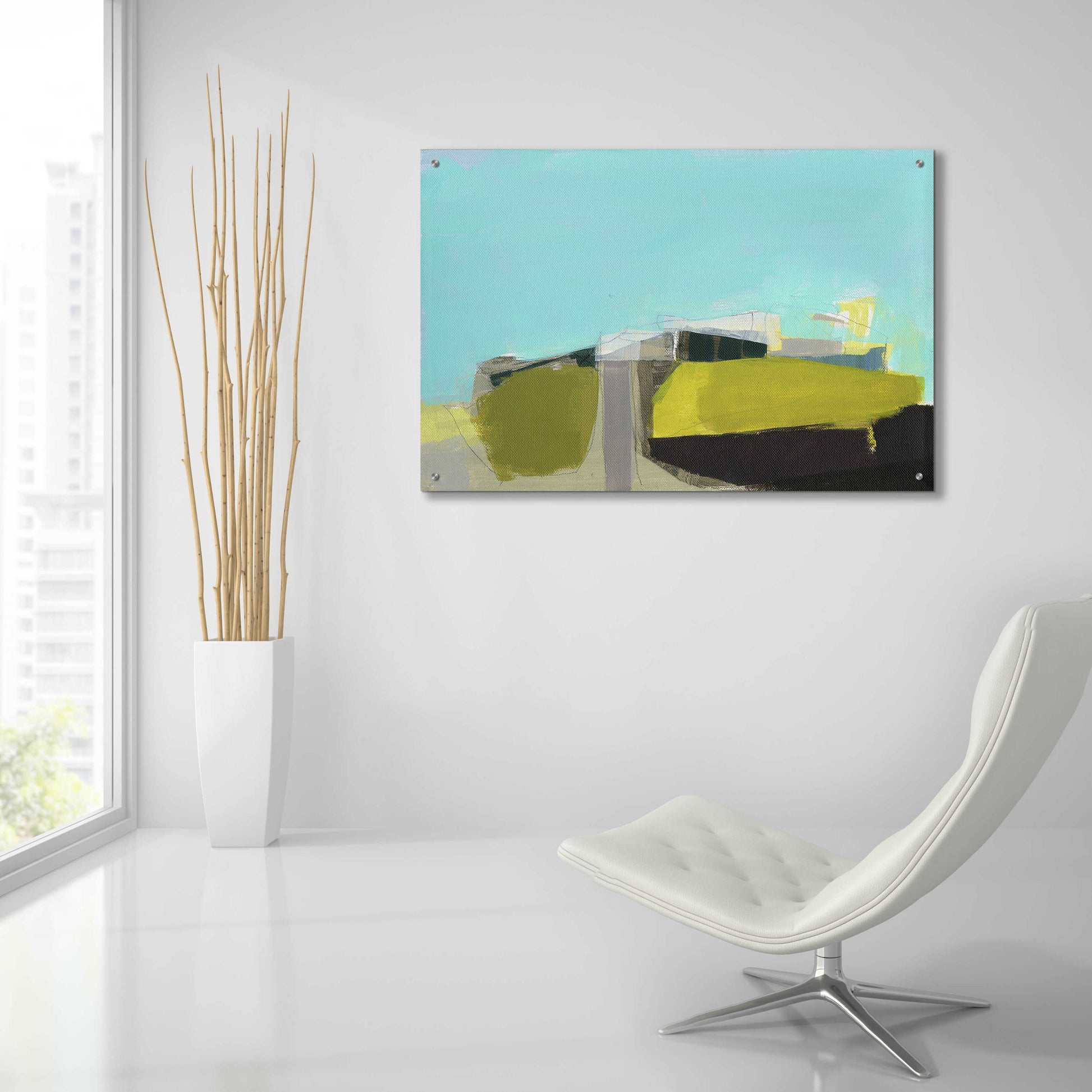 Epic Art 'East End Hill' by Amanda Hawkins, Acrylic Glass Wall Art,36x24