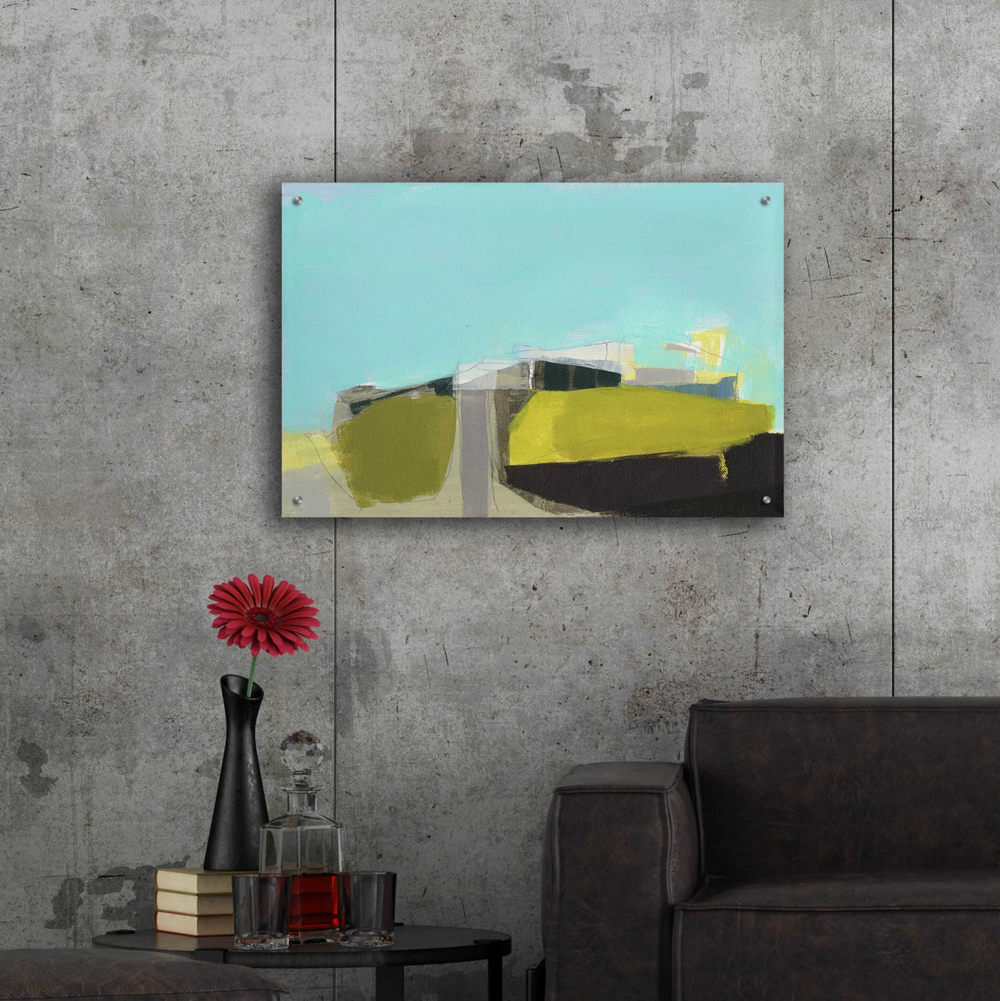 Epic Art 'East End Hill' by Amanda Hawkins, Acrylic Glass Wall Art,36x24