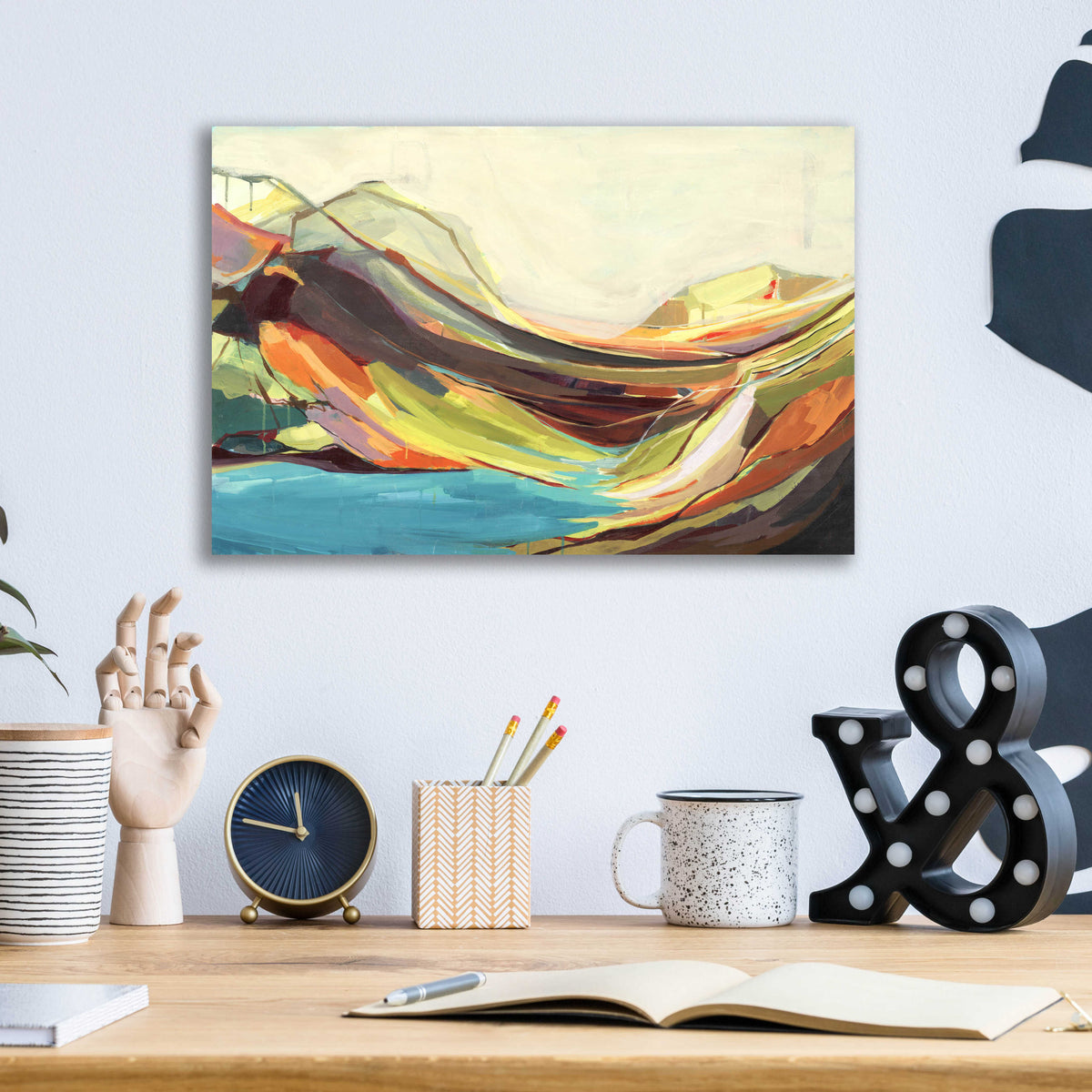 Mount Desert Isle by Amanda Hawkins - 16x12 acrylic wall art in a room