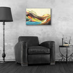 Mount Desert Isle by Amanda Hawkins - 24x16 acrylic wall art in a room