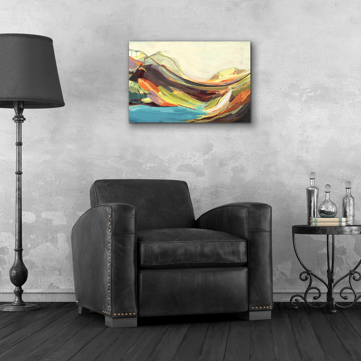 Mount Desert Isle by Amanda Hawkins - 24x16 acrylic wall art in a room