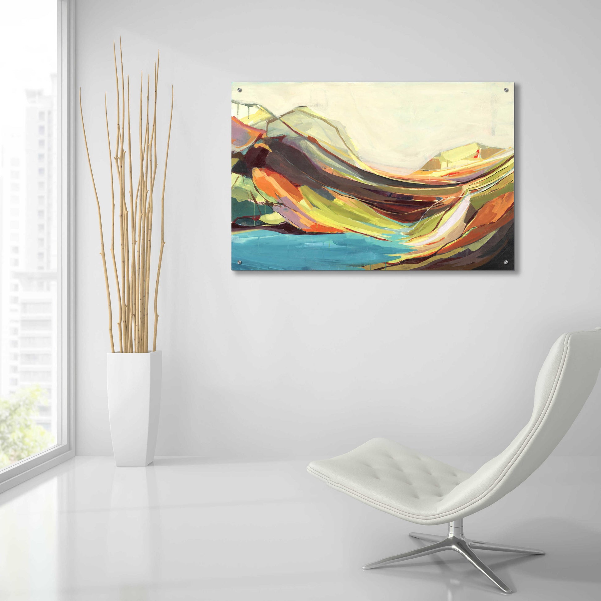 Epic Art 'Mount Desert Isle' by Amanda Hawkins, Acrylic Glass Wall Art,36x24