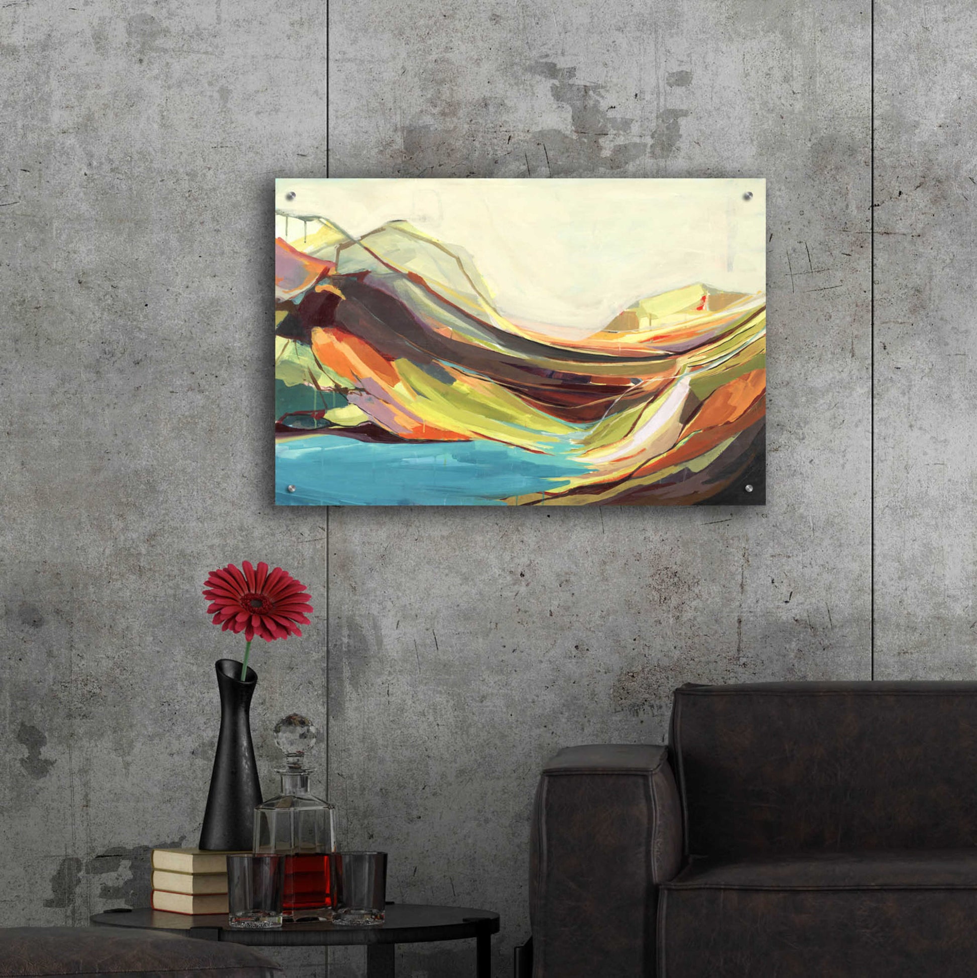 Epic Art 'Mount Desert Isle' by Amanda Hawkins, Acrylic Glass Wall Art,36x24