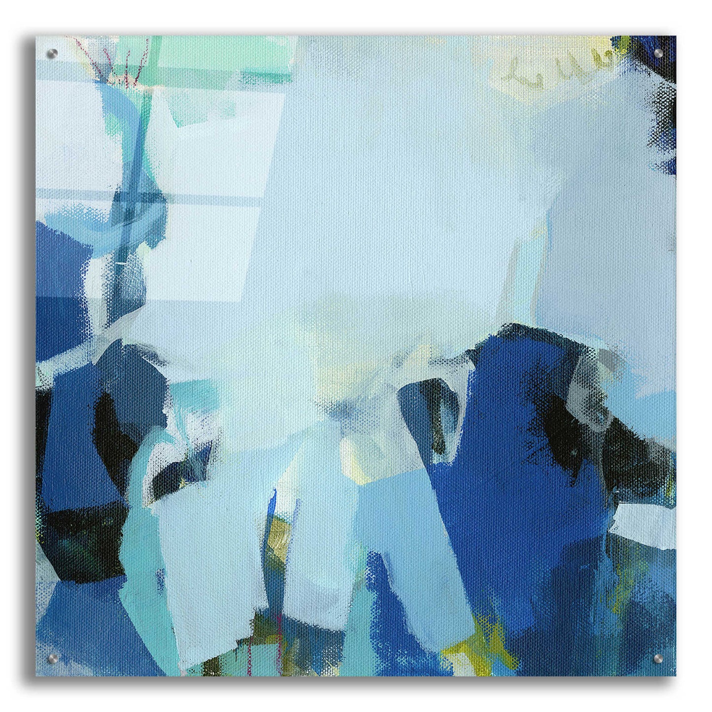 Epic Art 'Tide Pools' by Amanda Hawkins, Acrylic Glass Wall Art,36x36