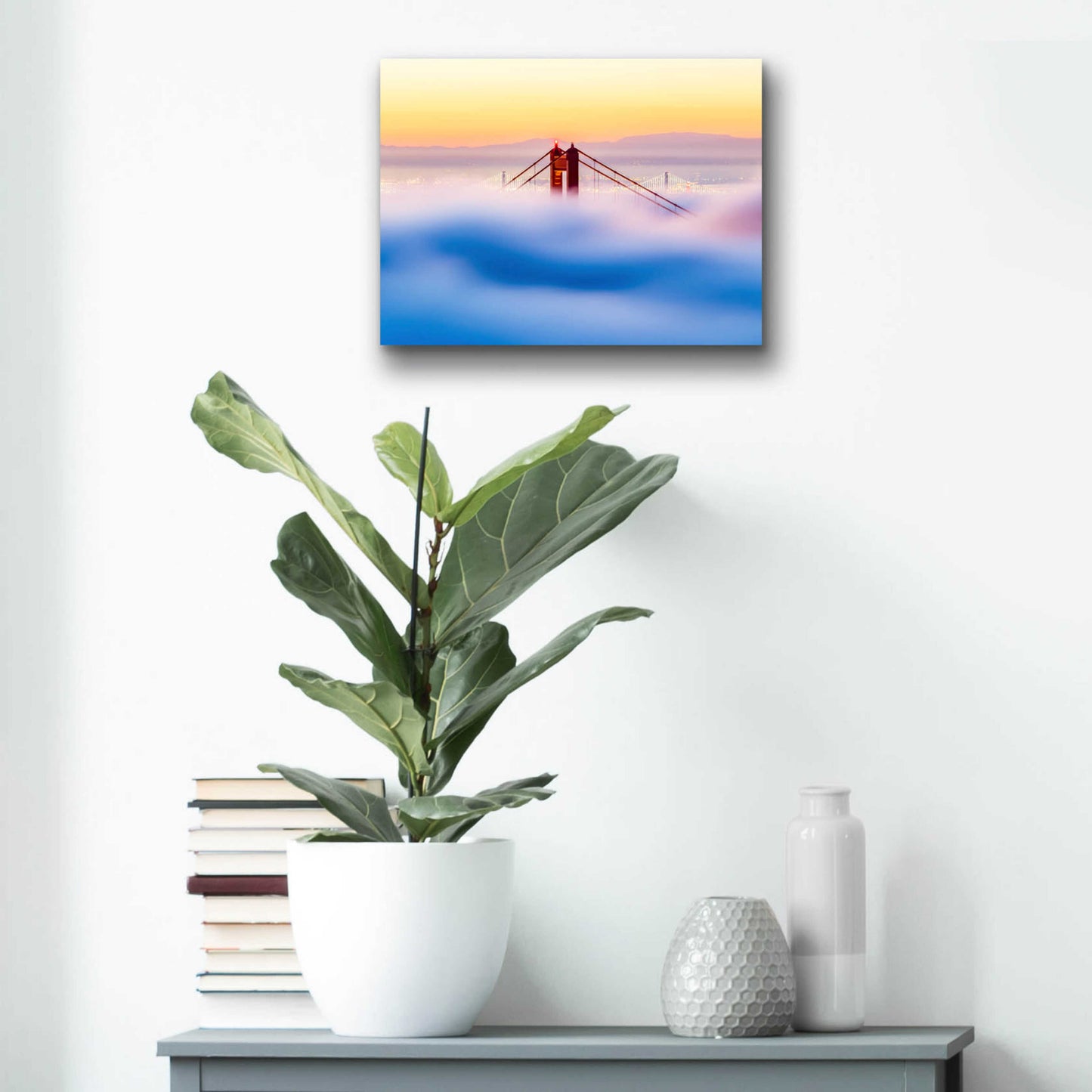 Epic Art 'Across the Bay' by Ann Gordon, Acrylic Glass Wall Art,16x12