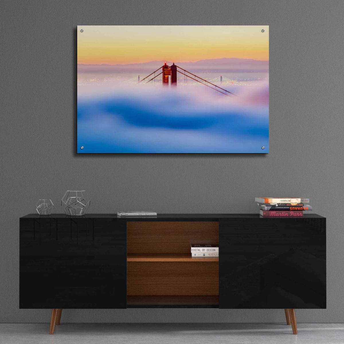 Across the Bay by Ann Gordon - 36x24 acrylic wall art in a room