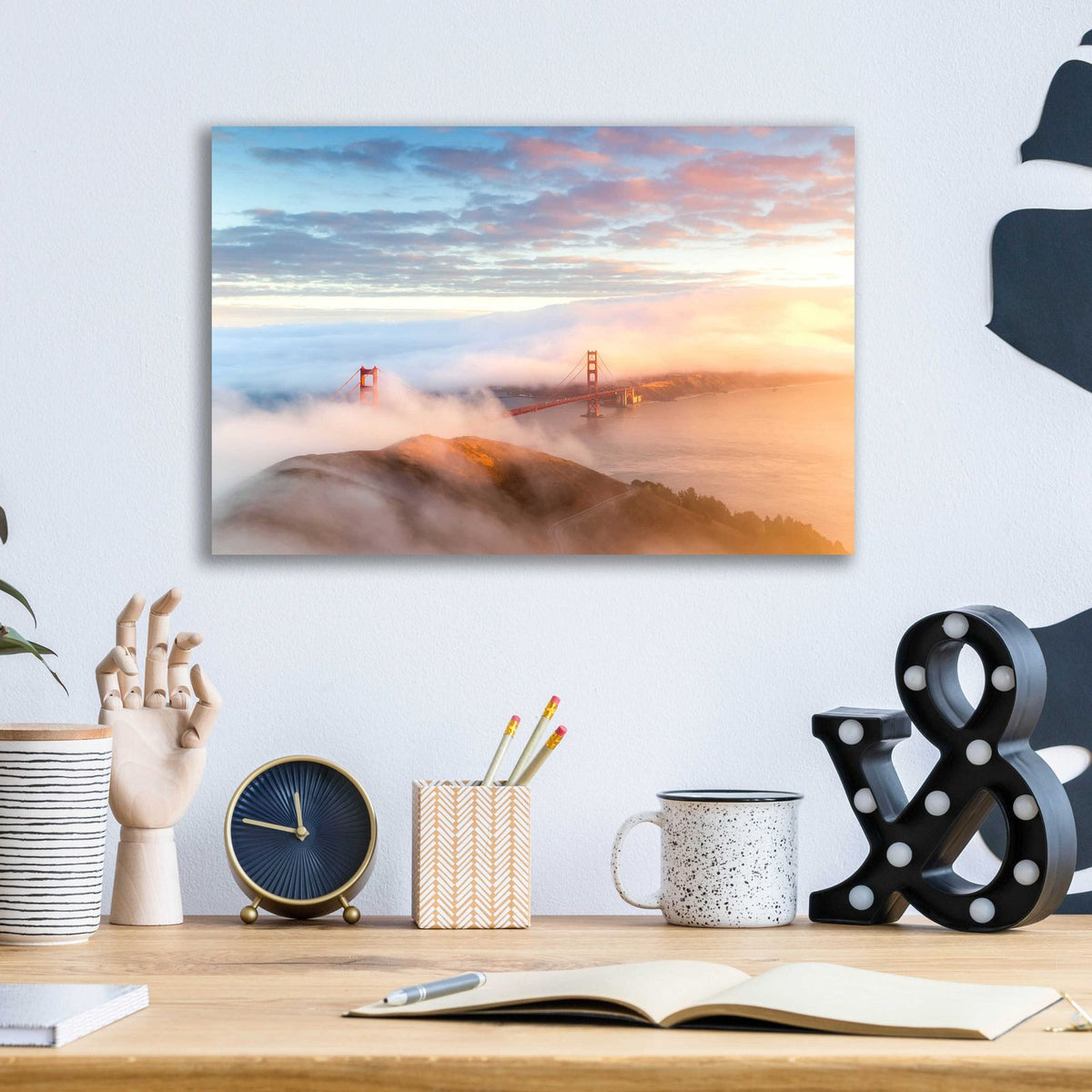 Arrival by Ann Gordon - 16x12 acrylic wall art in a room