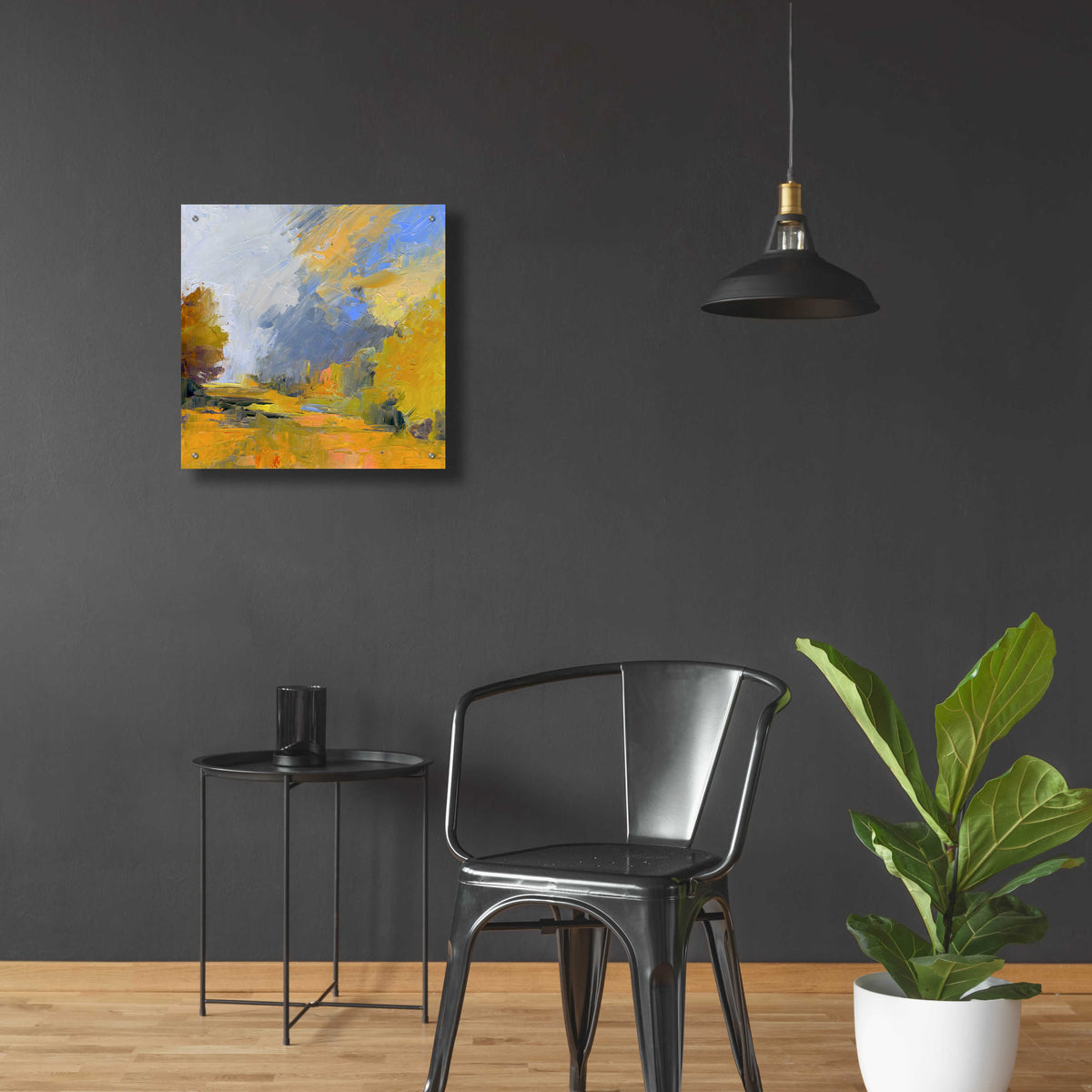 Changes by Ann Gordon - 24x24 acrylic wall art in a room