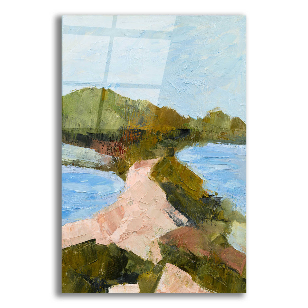 Epic Art 'Edge of the Ocean' by Ann Gordon, Acrylic Glass Wall Art