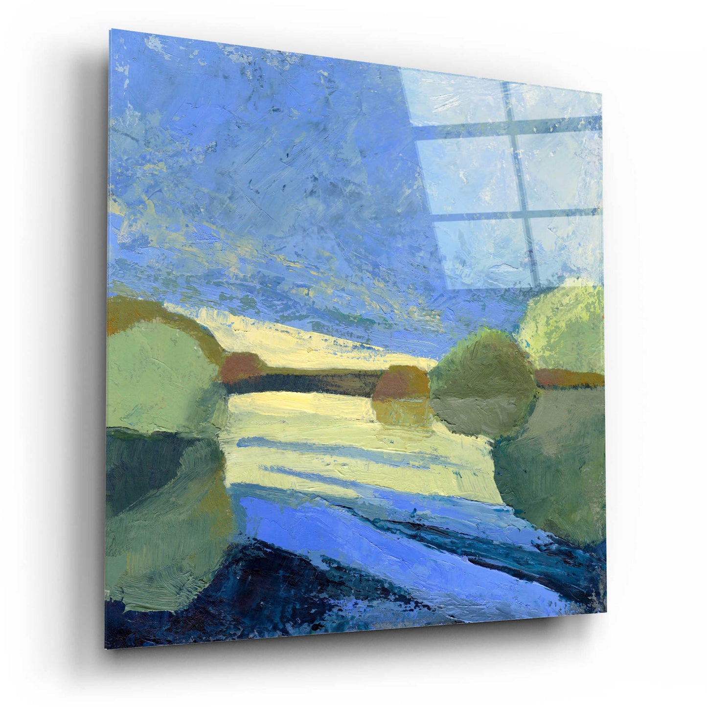 Epic Art 'From The Bridge' by Ann Gordon, Acrylic Glass Wall Art,12x12