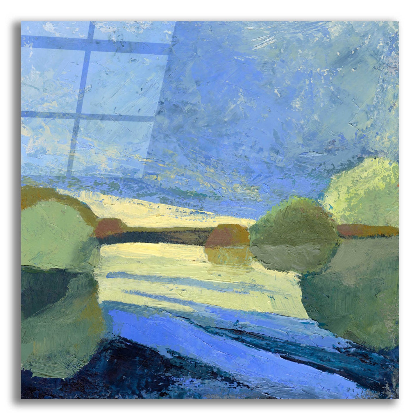 Epic Art 'From The Bridge' by Ann Gordon, Acrylic Glass Wall Art,12x12