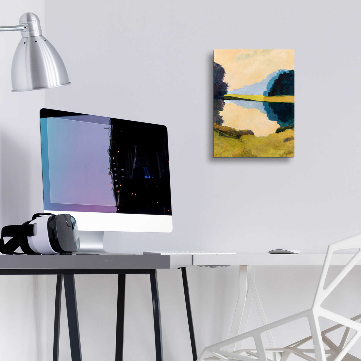 Local Reflections by Ann Gordon - 12x16 acrylic wall art in a room