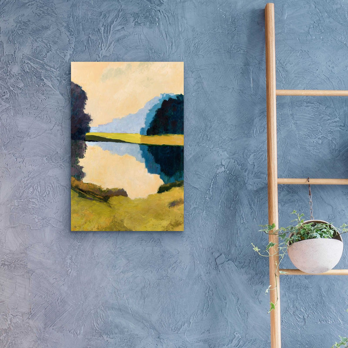 Local Reflections by Ann Gordon - 16x24 acrylic wall art in a room