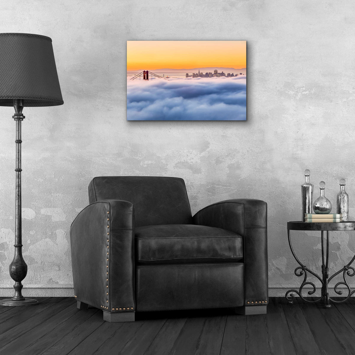 Morning Fog by Ann Gordon - 24x16 acrylic wall art in a room