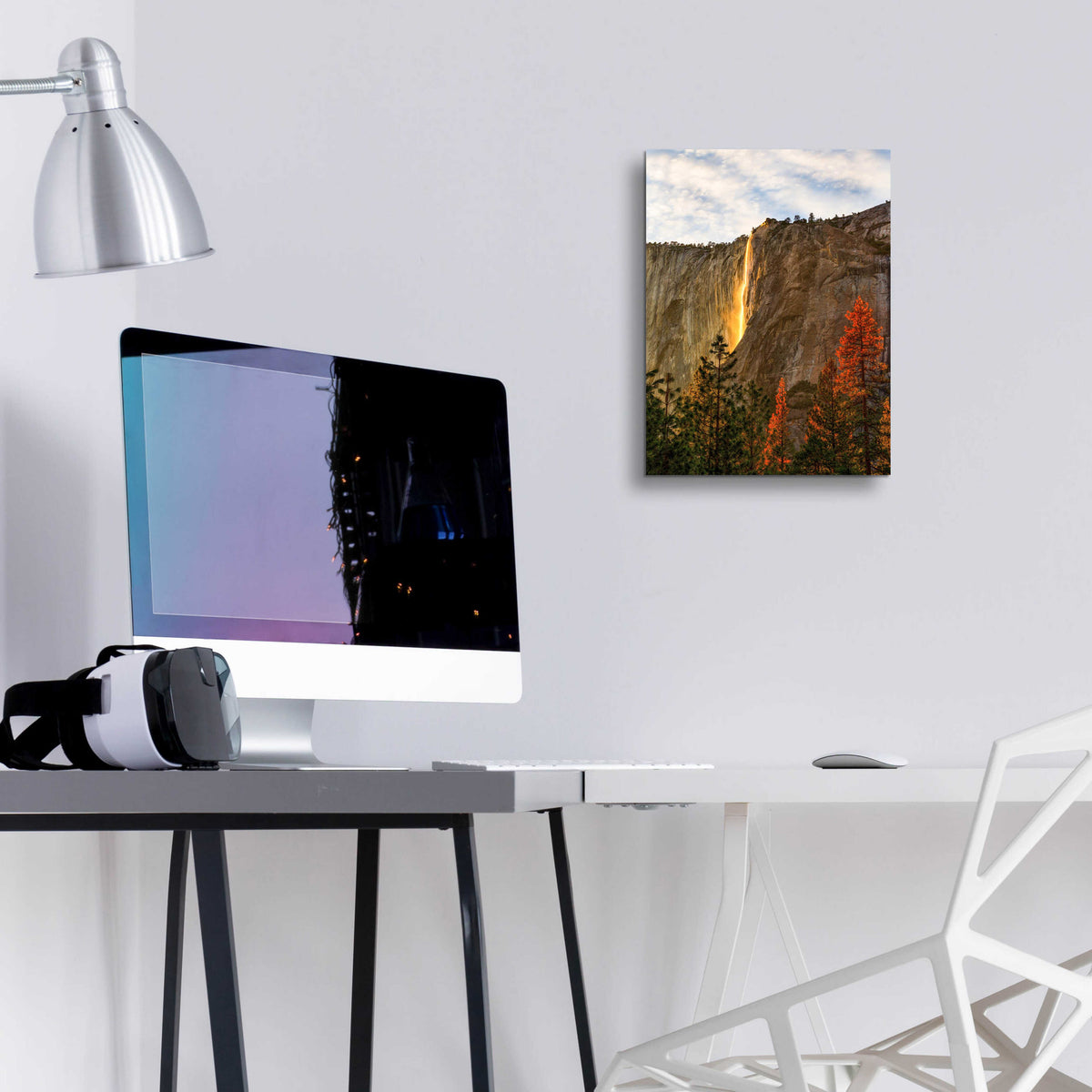 The Lost Fire by Ann Gordon - 12x16 acrylic wall art in a room