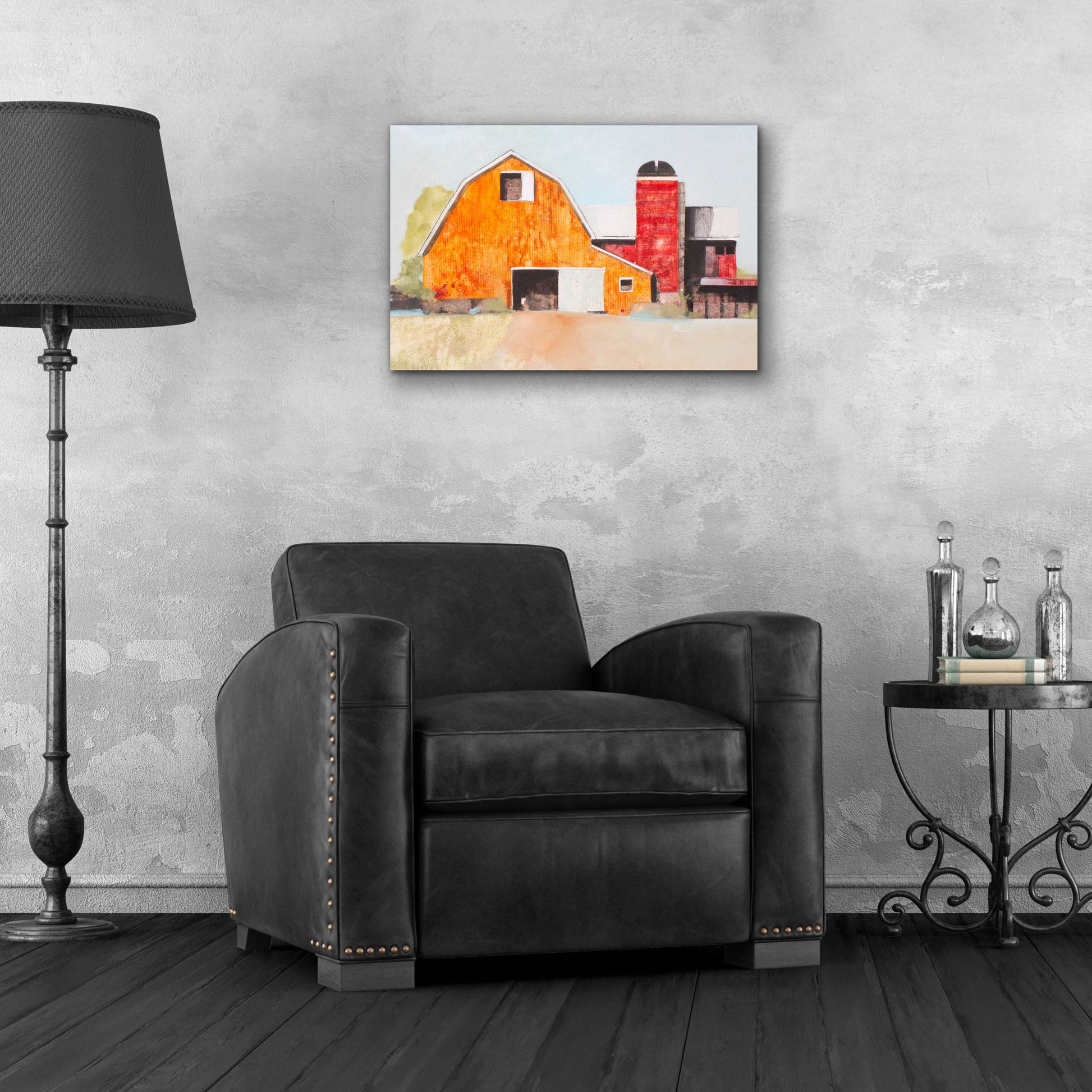 Epic Art 'Barn No. 3' by Anthony Grant, Acrylic Glass Wall Art,24x16