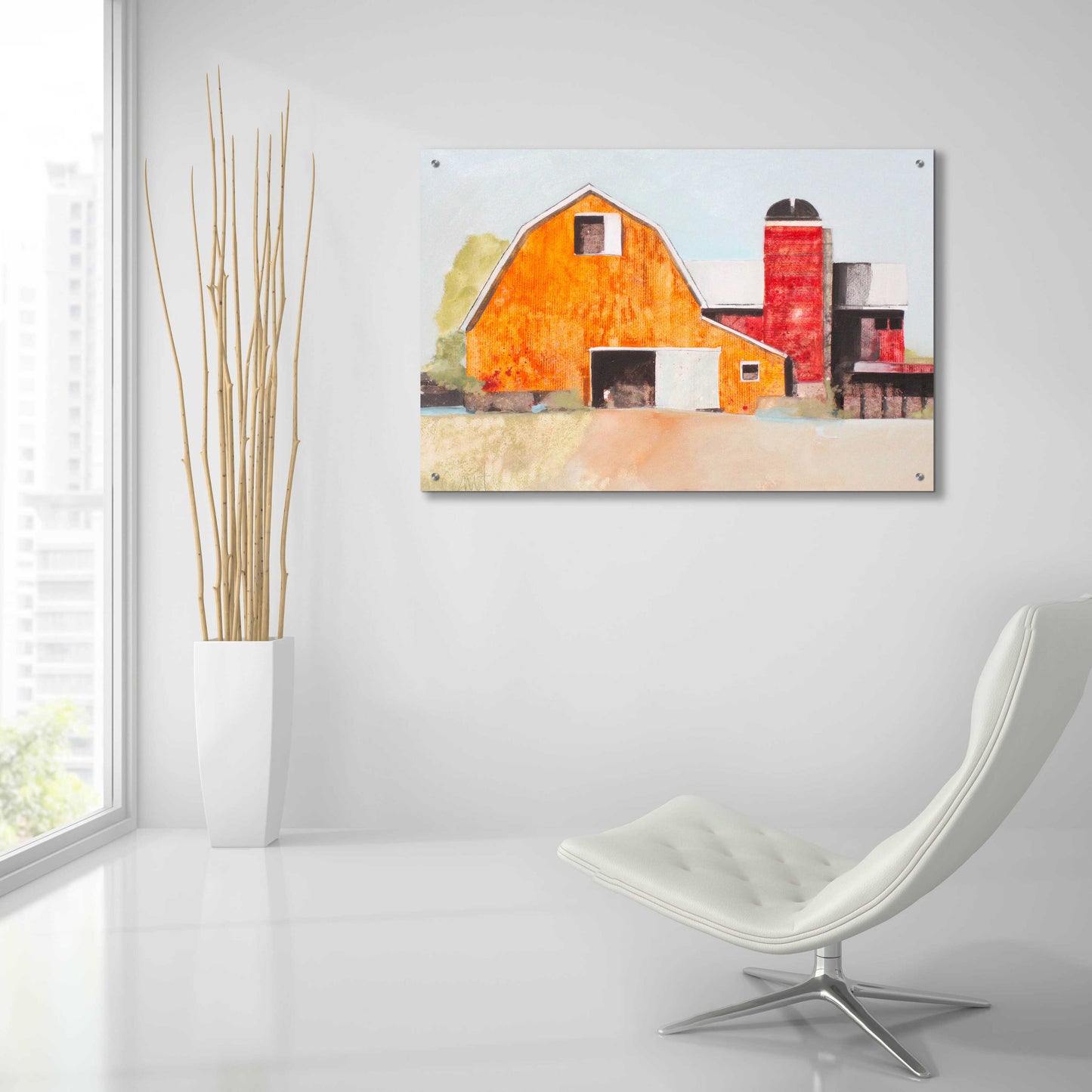 Epic Art 'Barn No. 3' by Anthony Grant, Acrylic Glass Wall Art,36x24