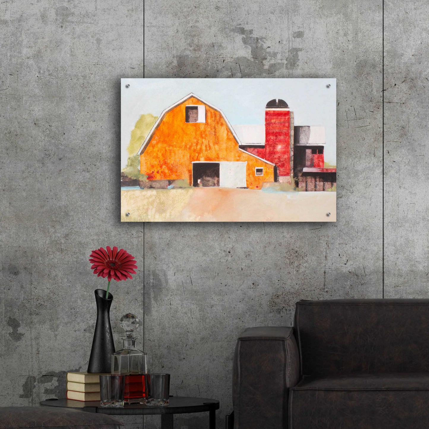 Epic Art 'Barn No. 3' by Anthony Grant, Acrylic Glass Wall Art,36x24