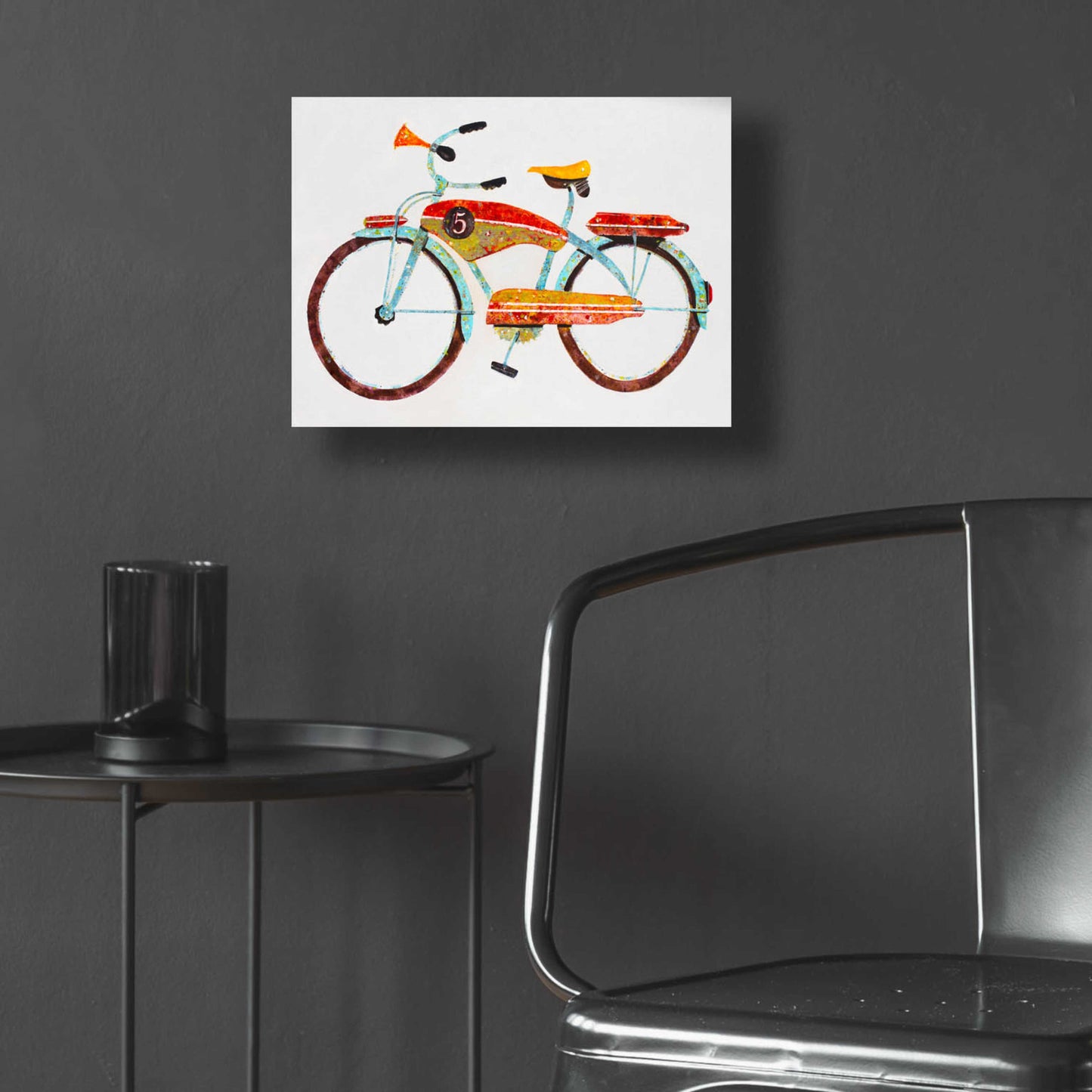 Epic Art 'Bike No. 5' by Anthony Grant, Acrylic Glass Wall Art,16x12