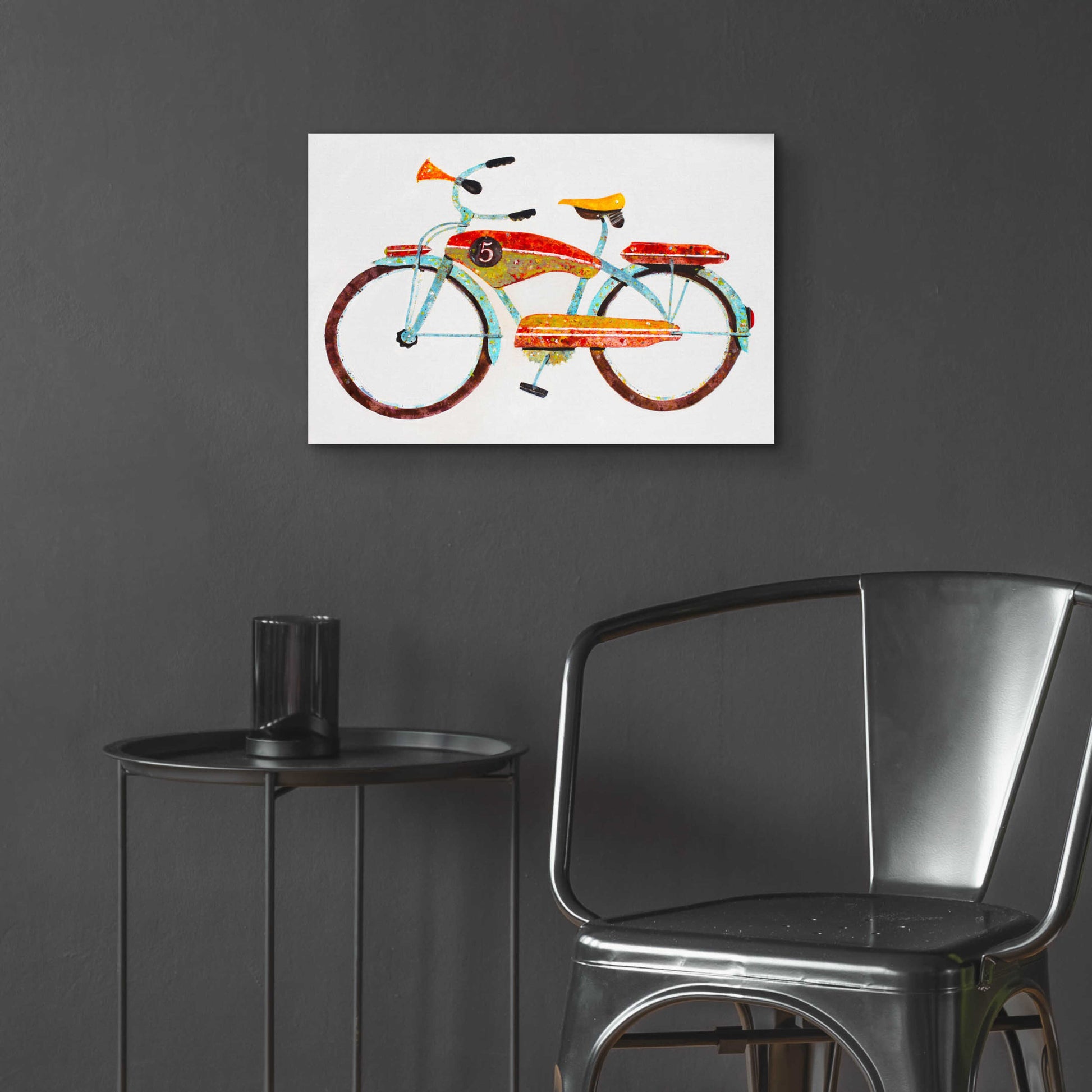 Epic Art 'Bike No. 5' by Anthony Grant, Acrylic Glass Wall Art,24x16