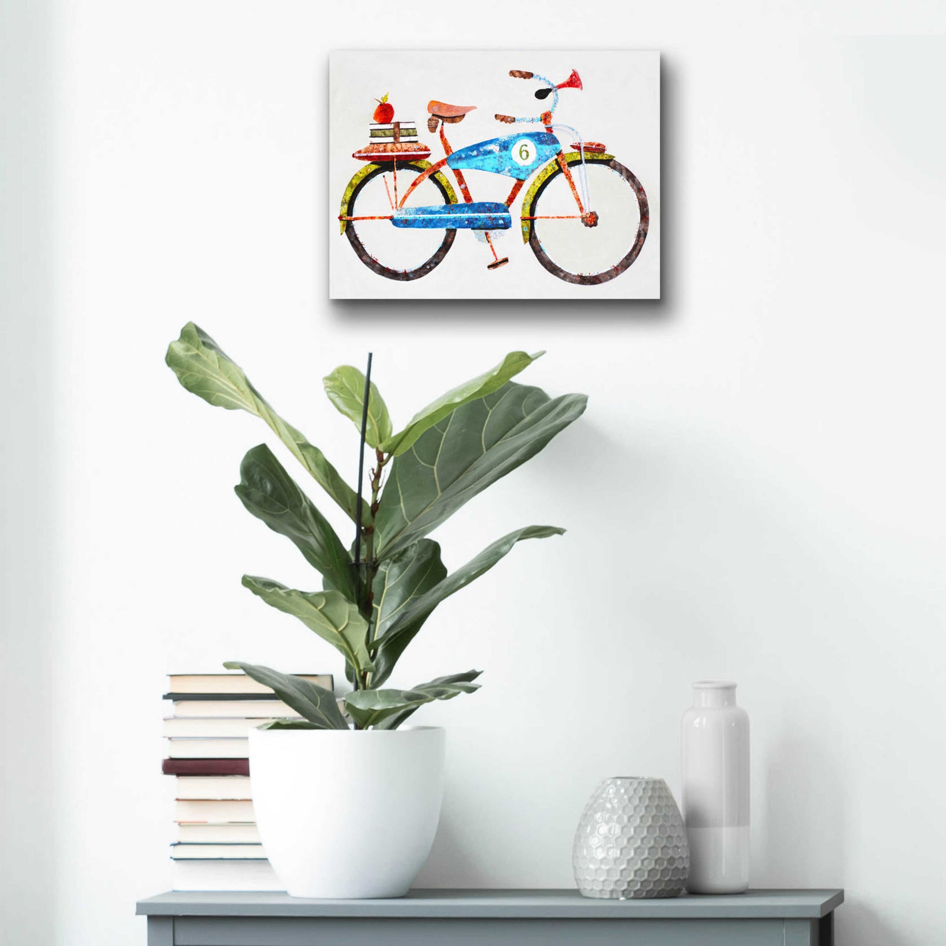 Epic Art 'Bike No. 6' by Anthony Grant, Acrylic Glass Wall Art,16x12