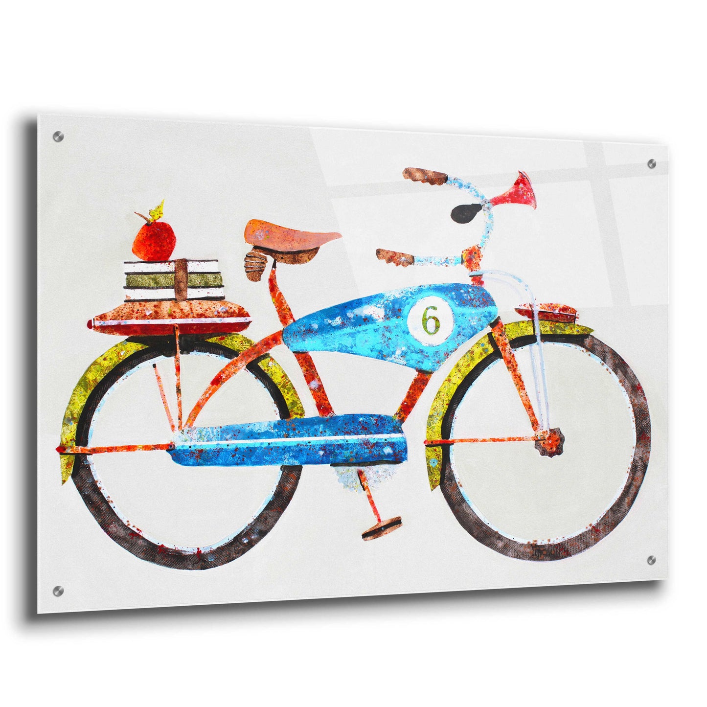 Epic Art 'Bike No. 6' by Anthony Grant, Acrylic Glass Wall Art,36x24