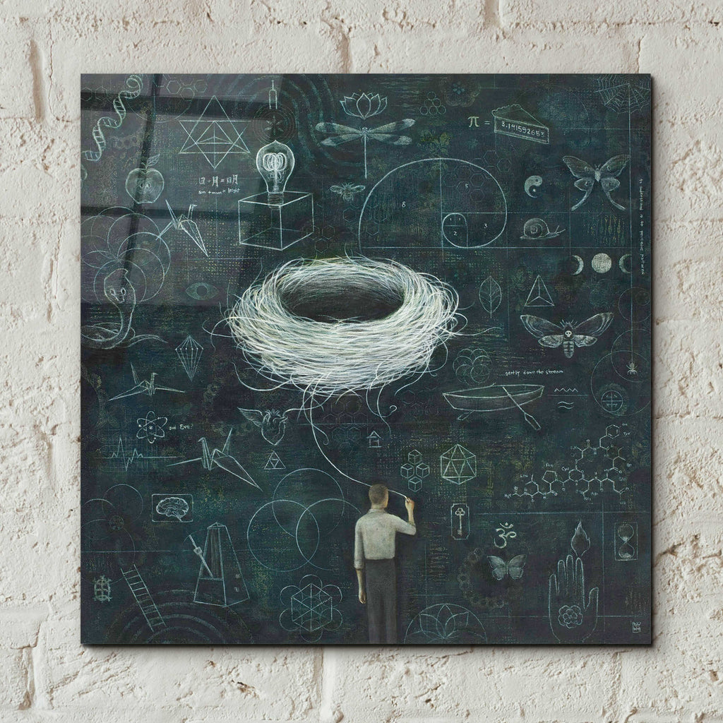 Epic Art 'Drafting Drifting ConsciousNest' by Duy Huynh, Acrylic Glass Wall Art,12x12