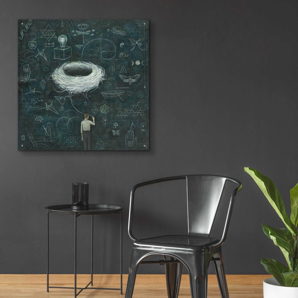 Epic Art 'Drafting Drifting ConsciousNest' by Duy Huynh, Acrylic Glass Wall Art,36x36