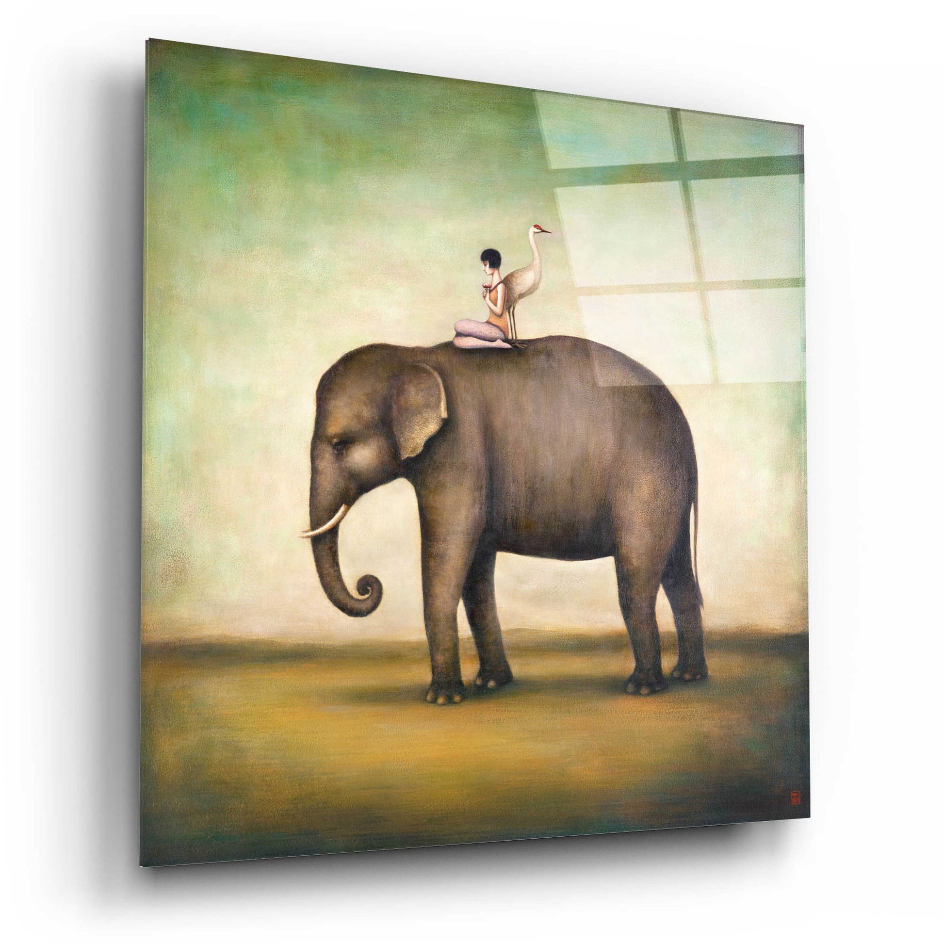 Epic Art 'Eternal Companions' by Duy Huynh, Acrylic Glass Wall Art,12x12