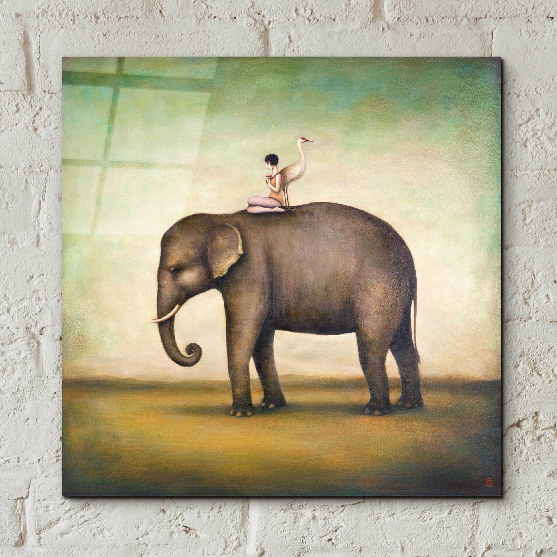 Epic Art 'Eternal Companions' by Duy Huynh, Acrylic Glass Wall Art,12x12