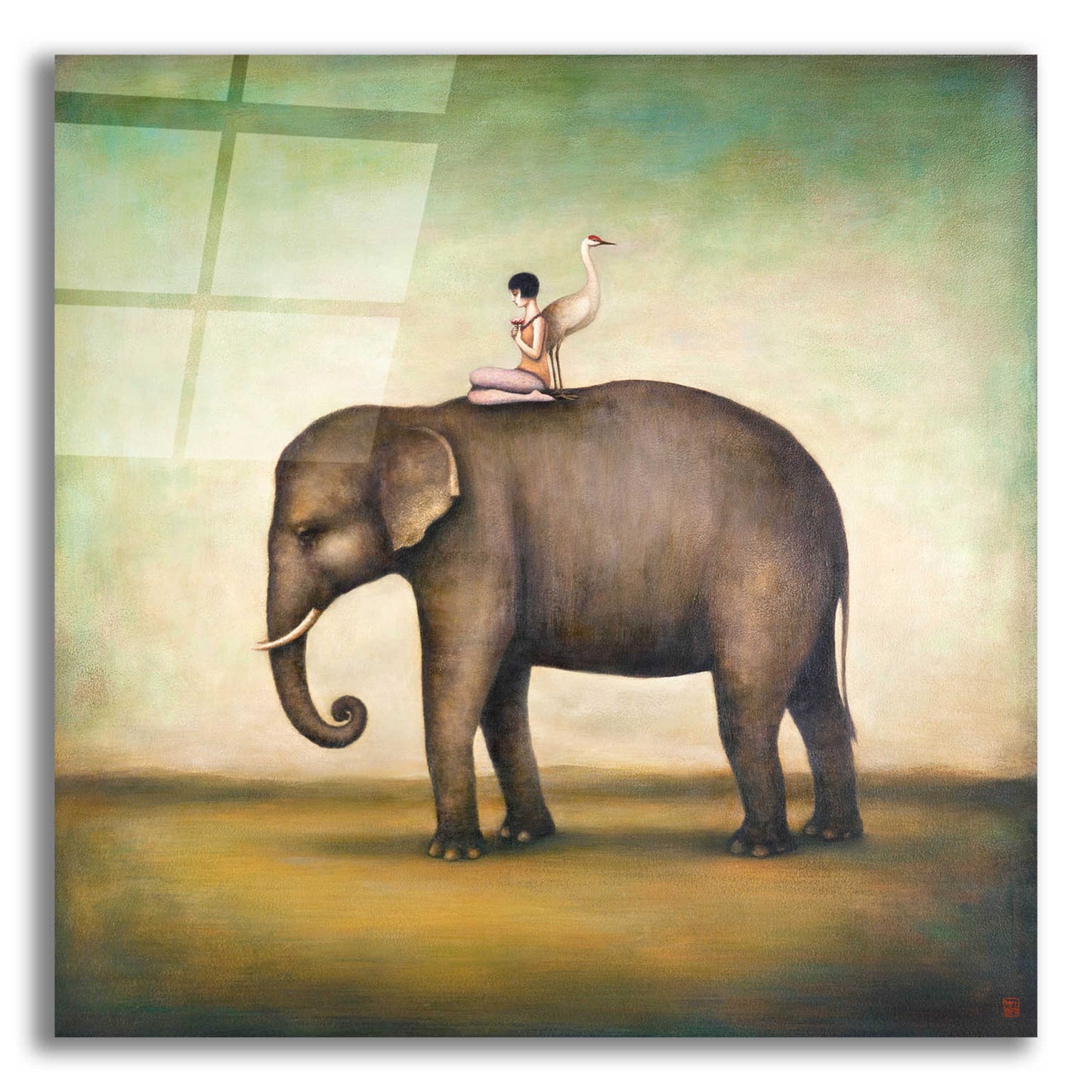 Epic Art 'Eternal Companions' by Duy Huynh, Acrylic Glass Wall Art,12x12