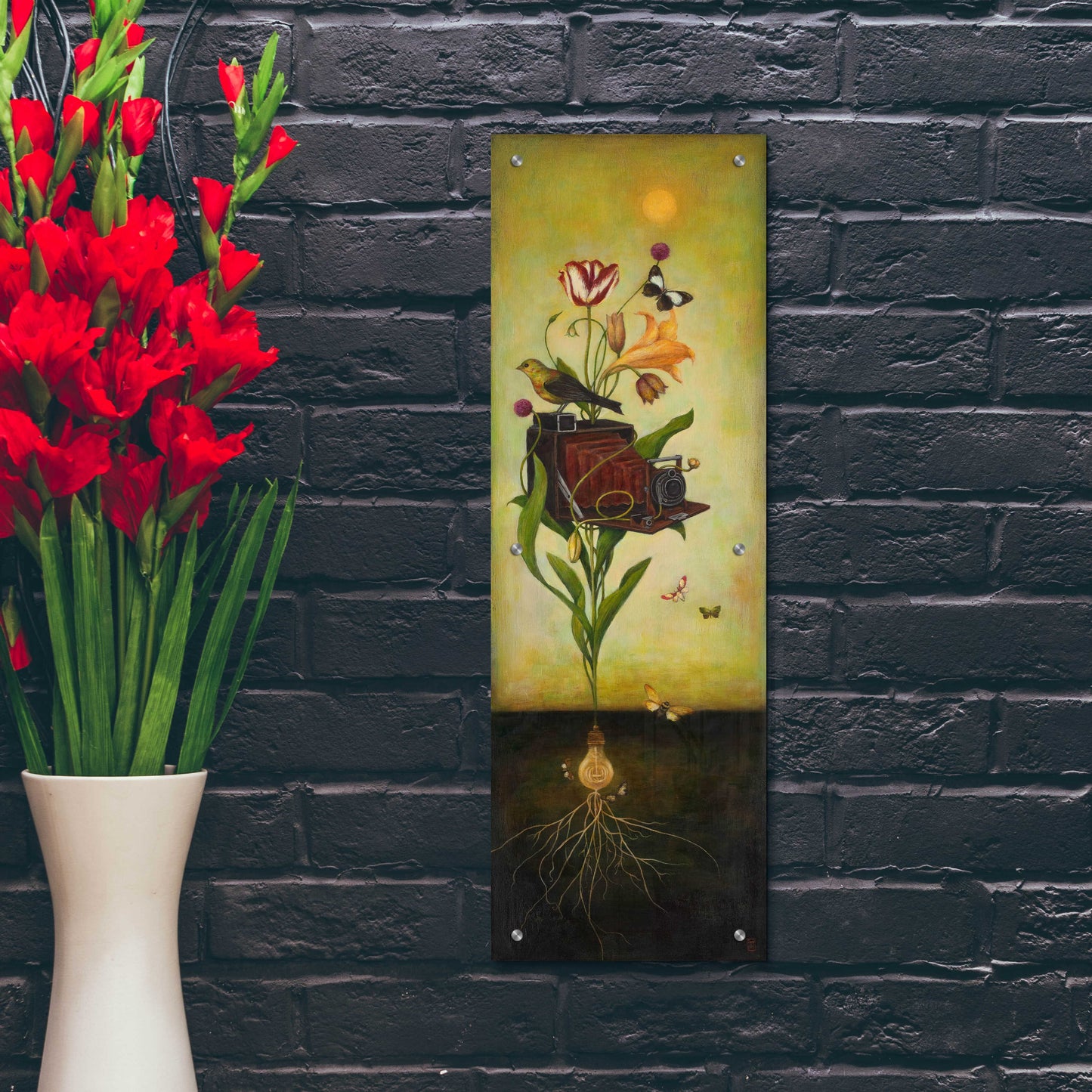 Epic Art 'Photosynthesis Bliss' by Duy Huynh, Acrylic Glass Wall Art,12x36