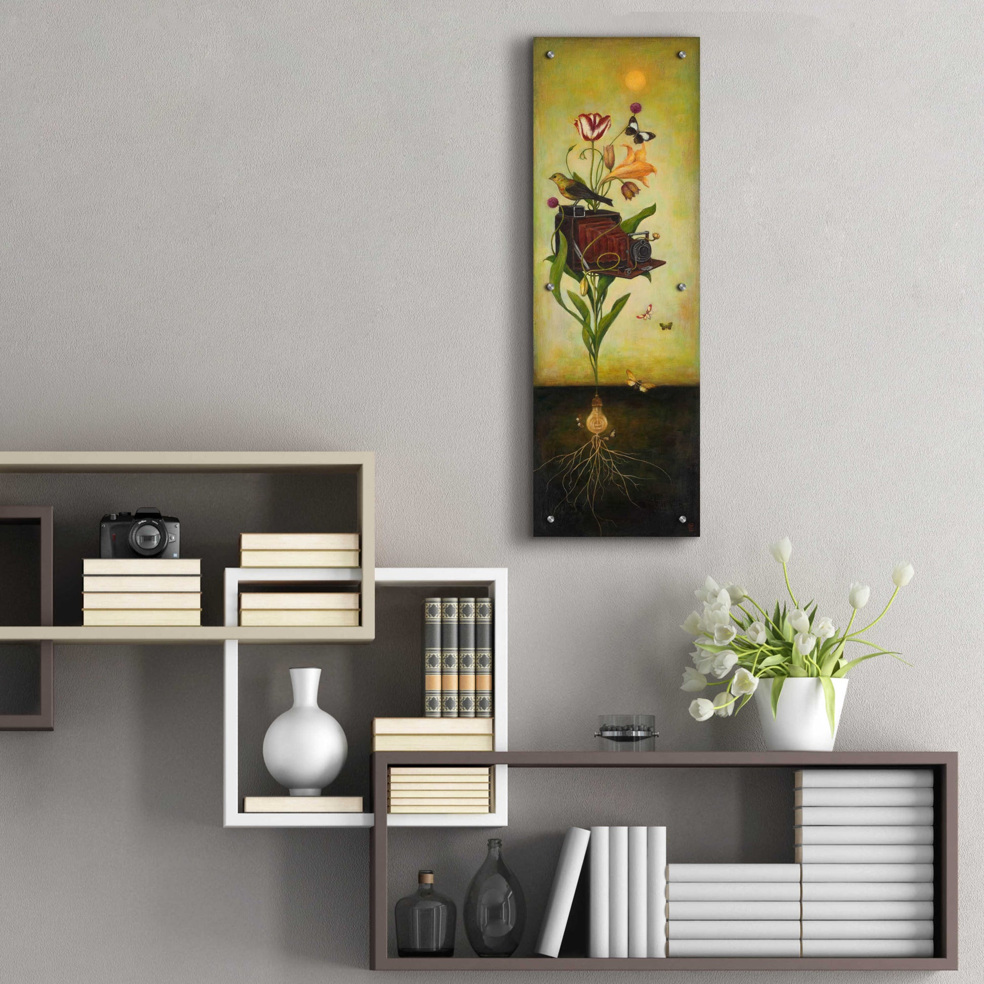 Epic Art 'Photosynthesis Bliss' by Duy Huynh, Acrylic Glass Wall Art,12x36