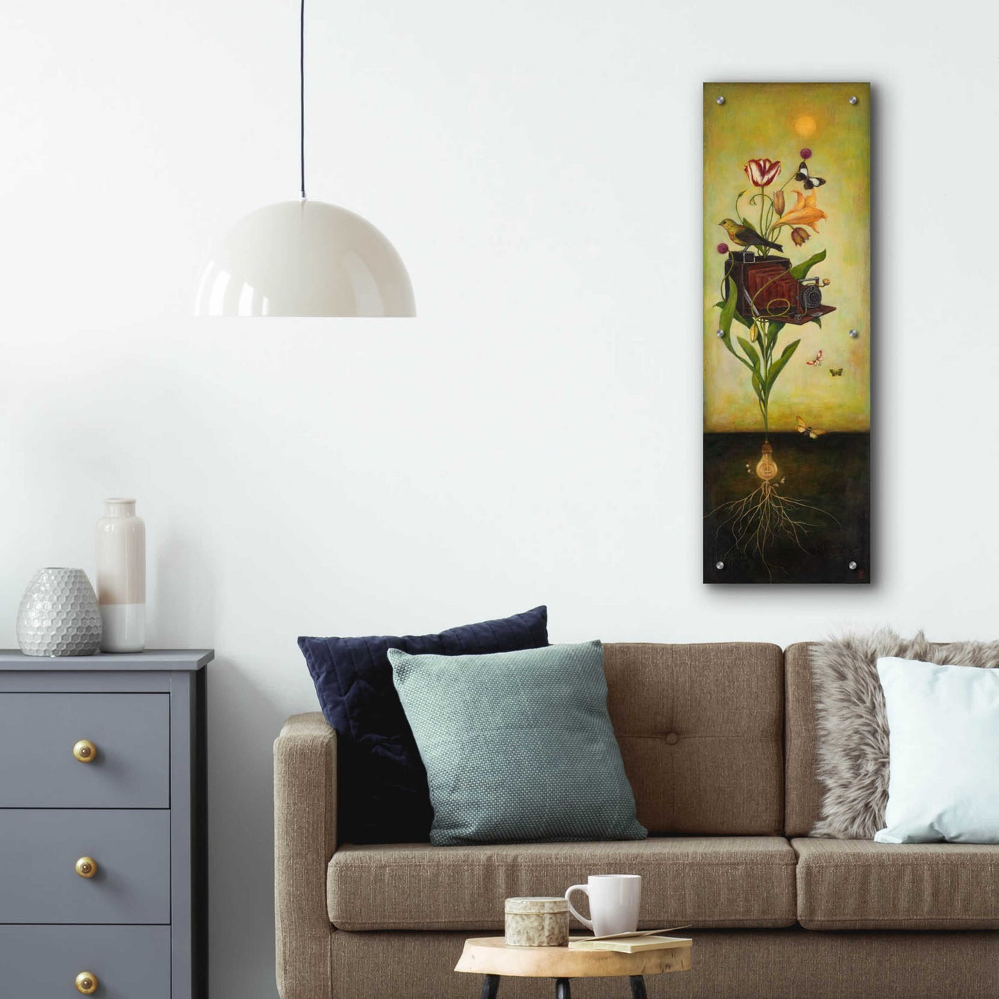 Epic Art 'Photosynthesis Bliss' by Duy Huynh, Acrylic Glass Wall Art,12x36