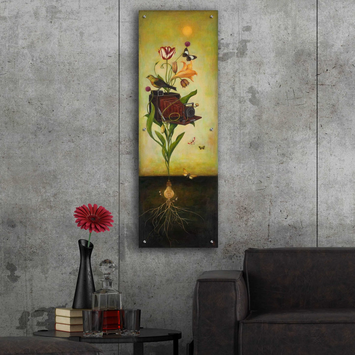 Epic Art 'Photosynthesis Bliss' by Duy Huynh, Acrylic Glass Wall Art,16x48