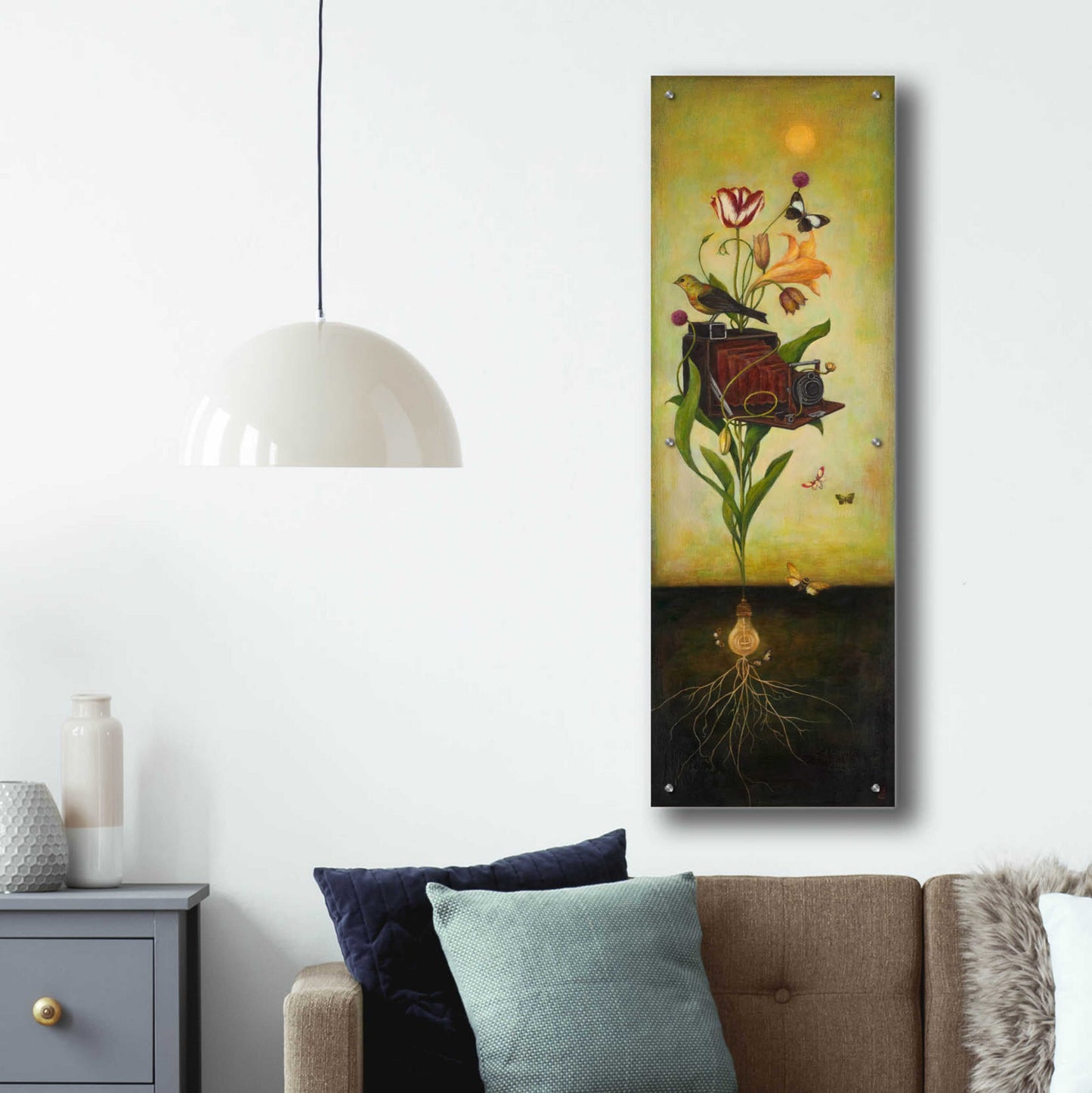 Epic Art 'Photosynthesis Bliss' by Duy Huynh, Acrylic Glass Wall Art,16x48