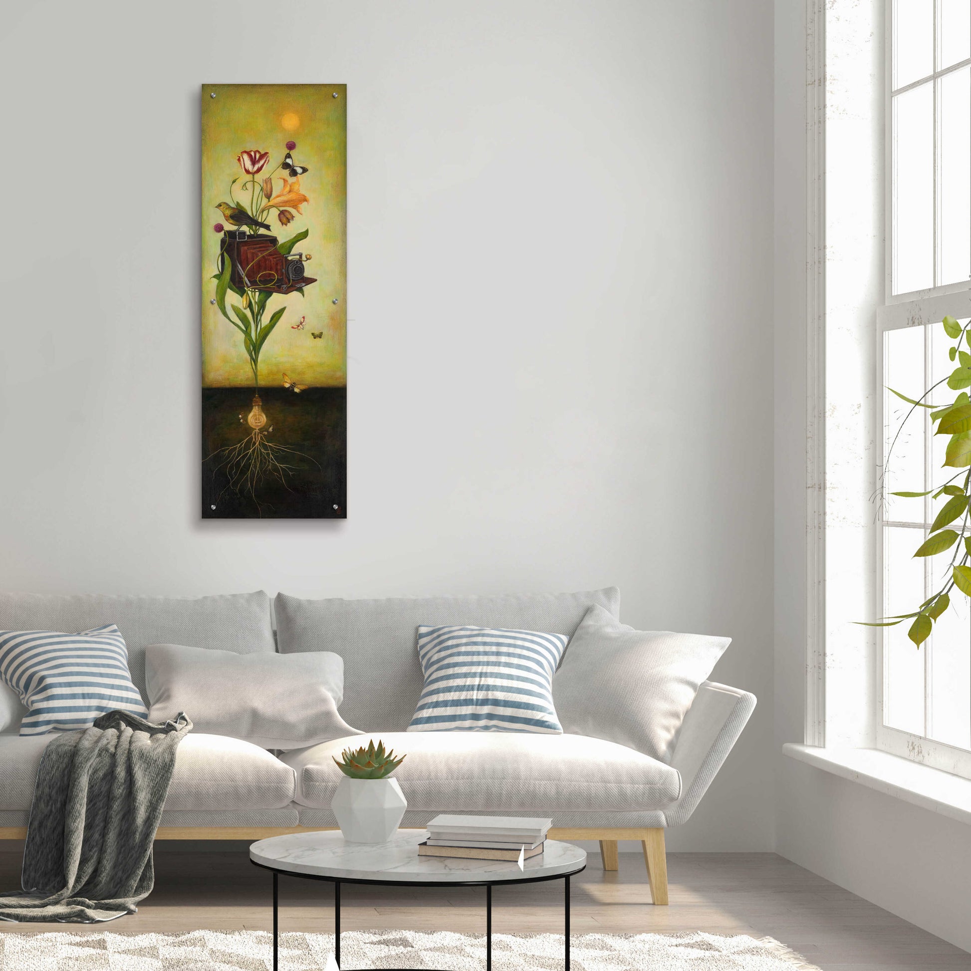 Epic Art 'Photosynthesis Bliss' by Duy Huynh, Acrylic Glass Wall Art,16x48