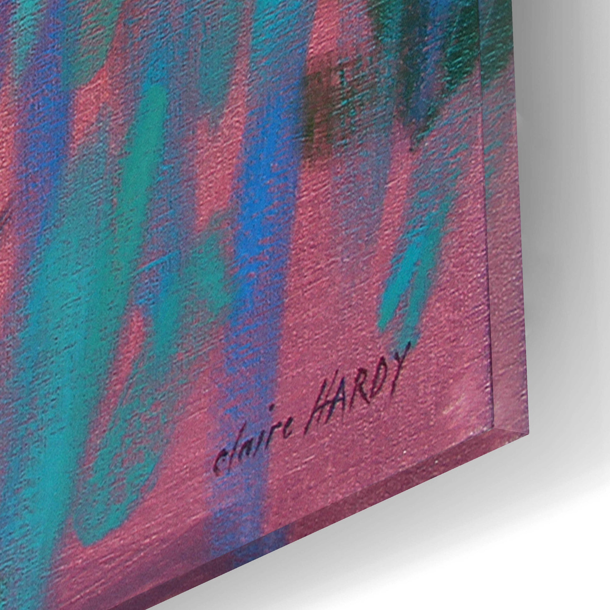 Epic Art 'Shimmering' by Claire Hardy, Acrylic Glass Wall Art,12x12