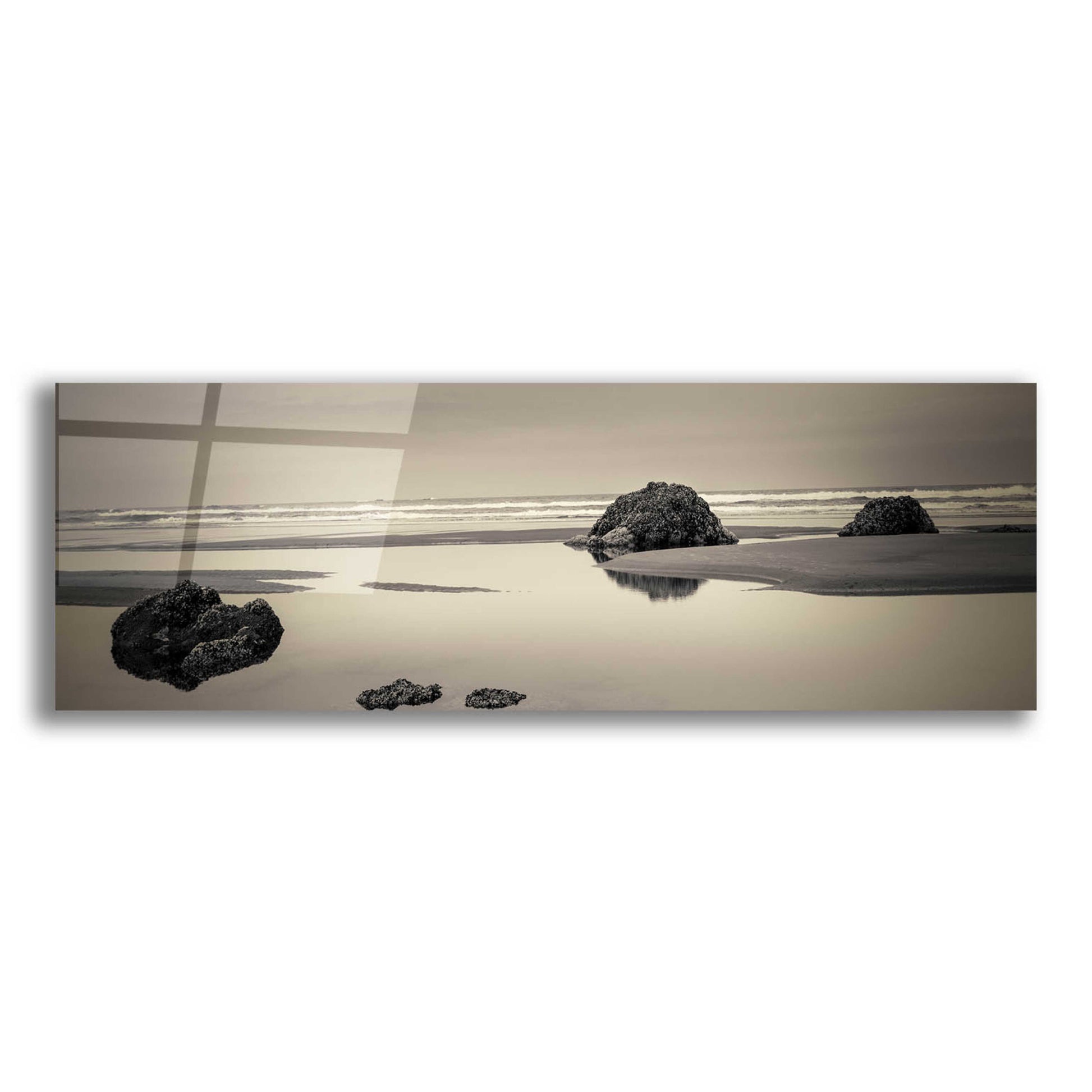 Epic Art 'Beach Rocks No. 4' by Gary Horsfall, Acrylic Glass Wall Art