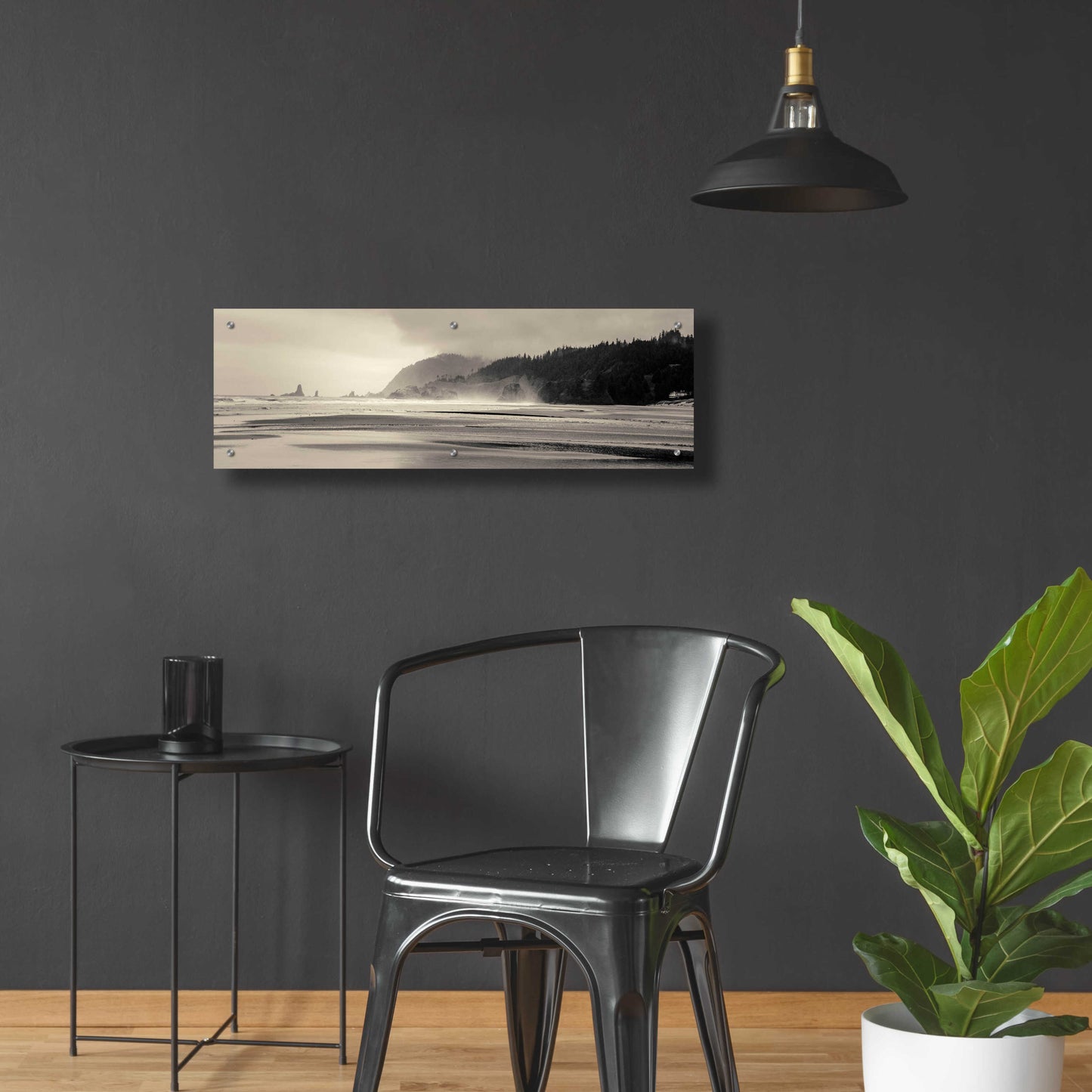 Epic Art 'Cannon Beach No. 7' by Gary Horsfall, Acrylic Glass Wall Art,36x12