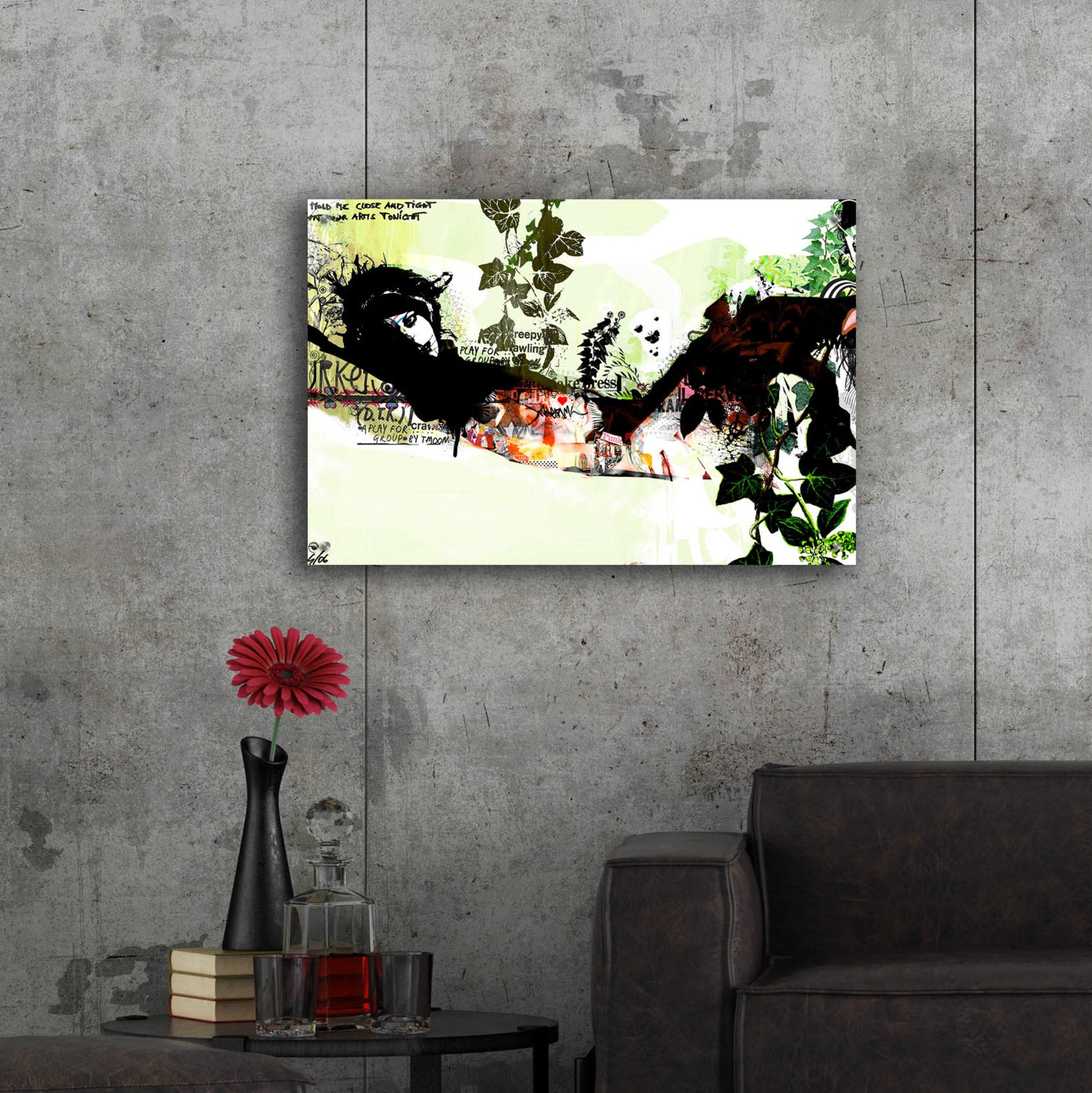 Epic Art 'Harakiri' by Giulio Lurissevich, Acrylic Glass Wall Art,36x24