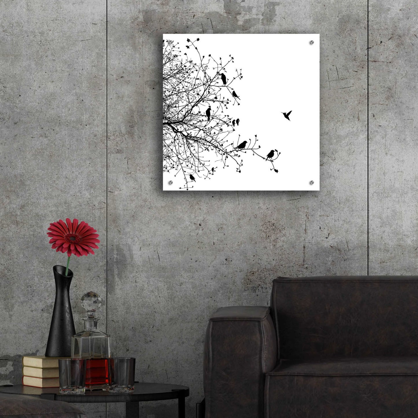 Epic Art 'Bird I' by GraphINC, Acrylic Glass Wall Art,24x24