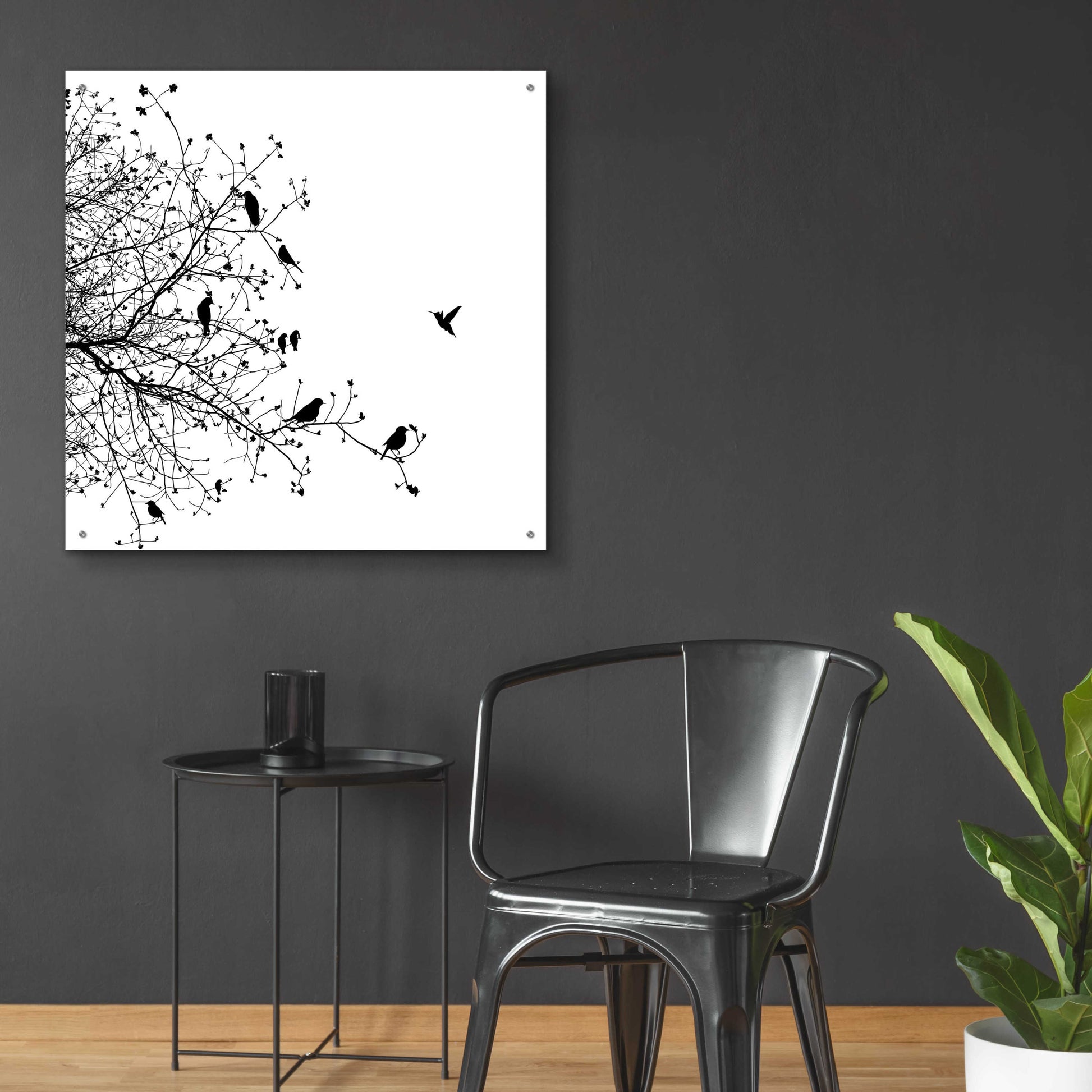 Epic Art 'Bird I' by GraphINC, Acrylic Glass Wall Art,36x36