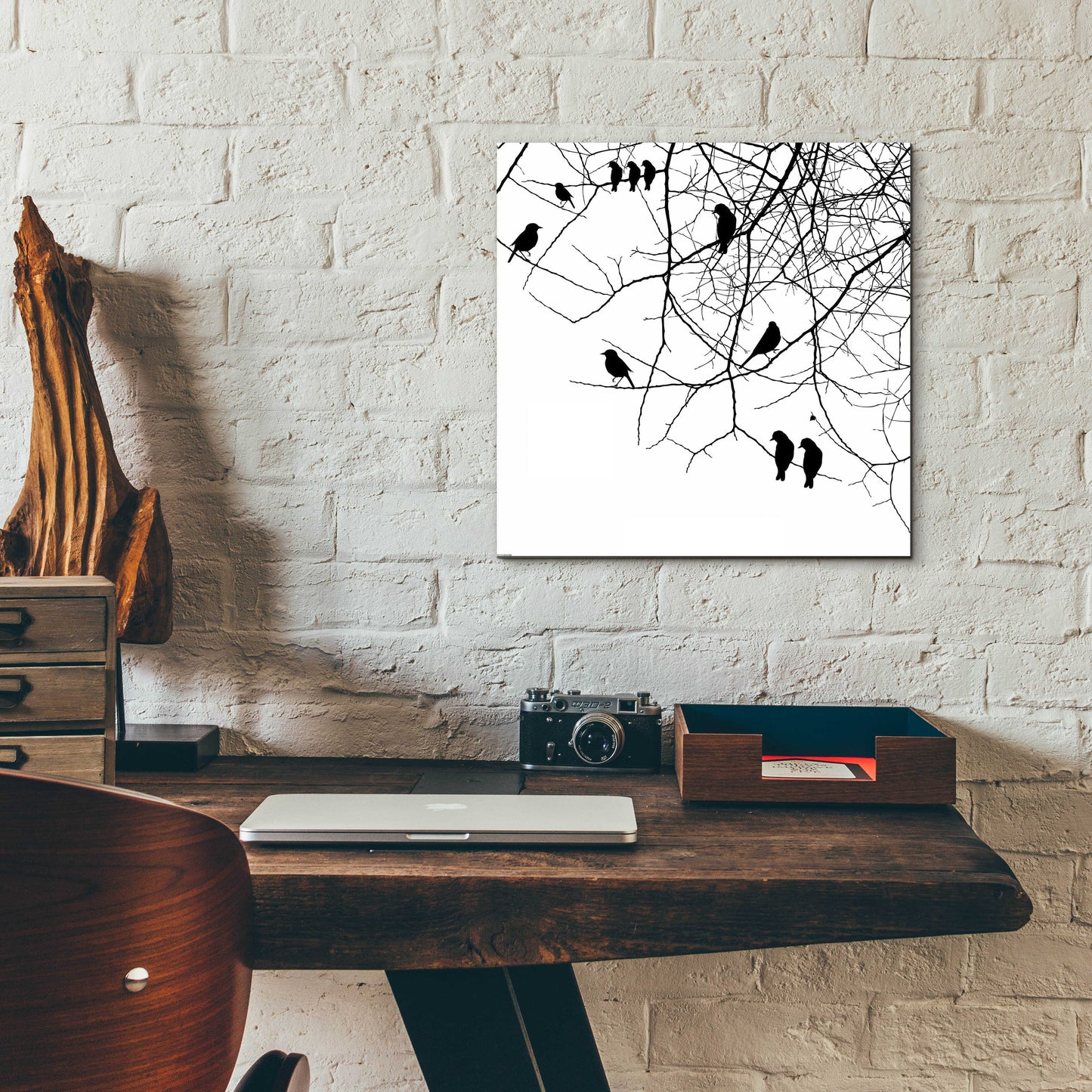 Epic Art 'Bird II' by GraphINC, Acrylic Glass Wall Art,12x12