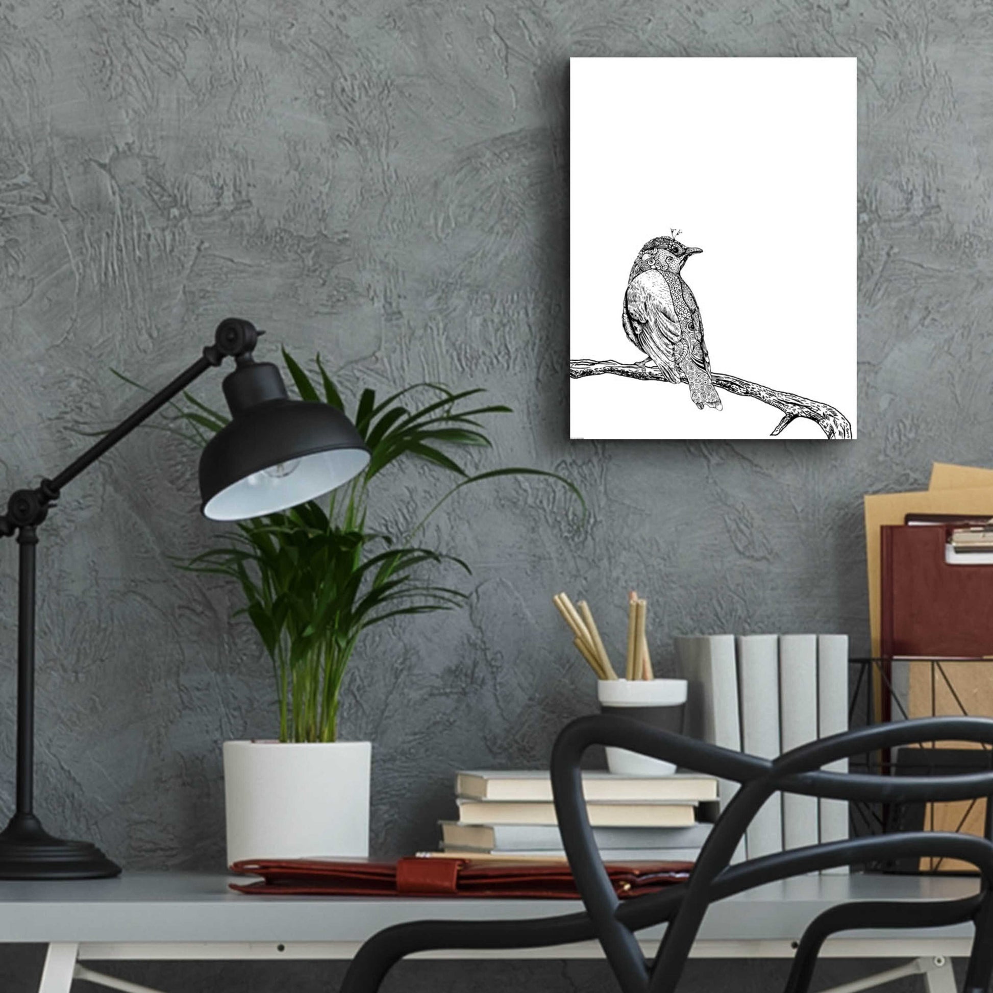 Epic Art 'Bird III' by GraphINC, Acrylic Glass Wall Art,12x16