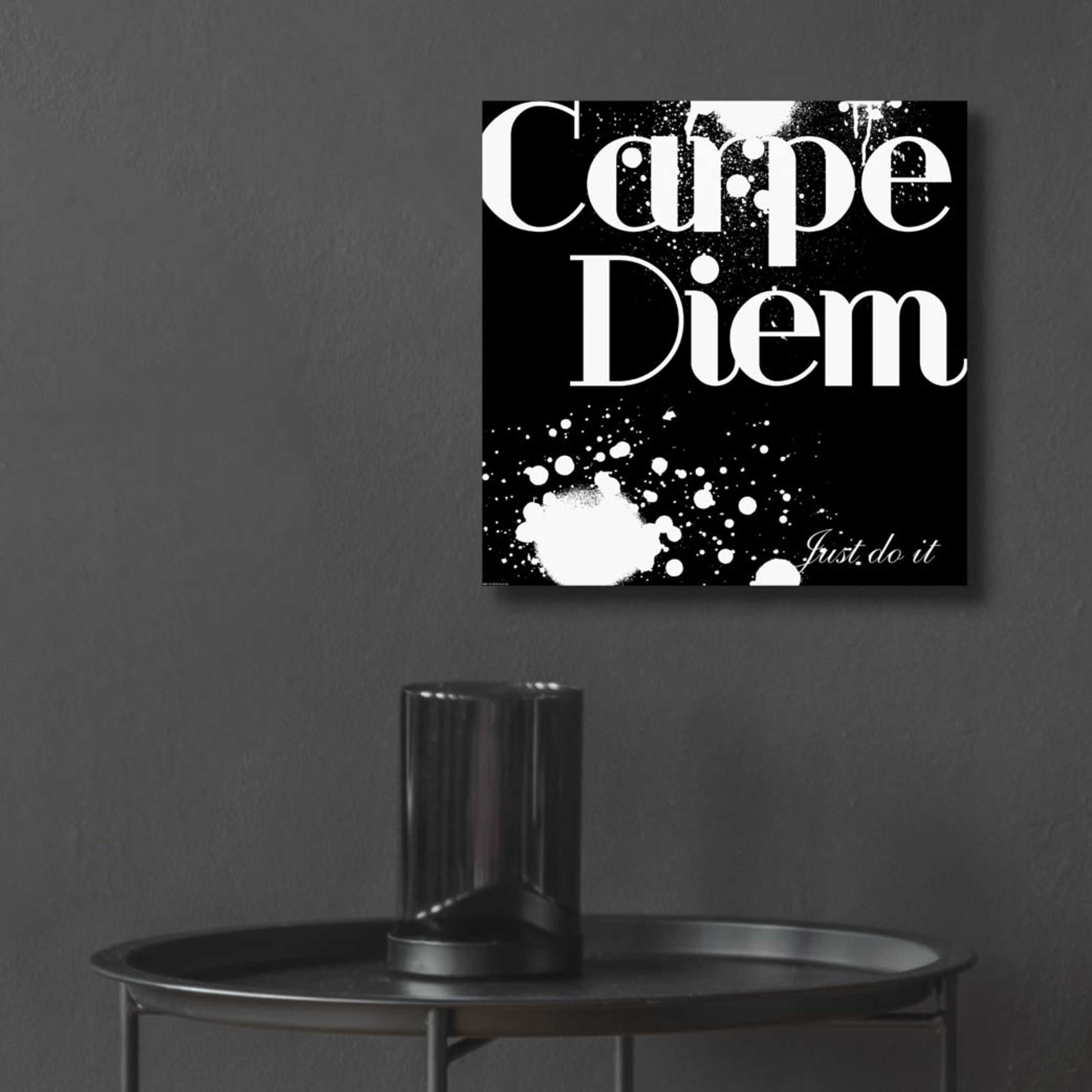 Epic Art 'Carpe Diem' by GraphINC, Acrylic Glass Wall Art,12x12