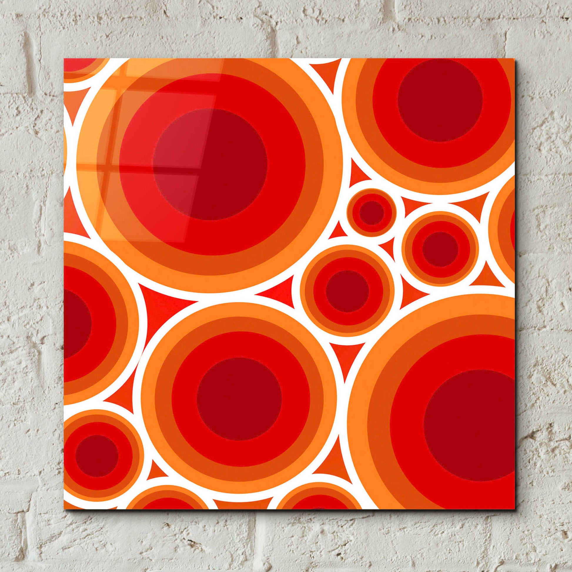 Epic Art 'Circles 1' by GraphINC, Acrylic Glass Wall Art,12x12