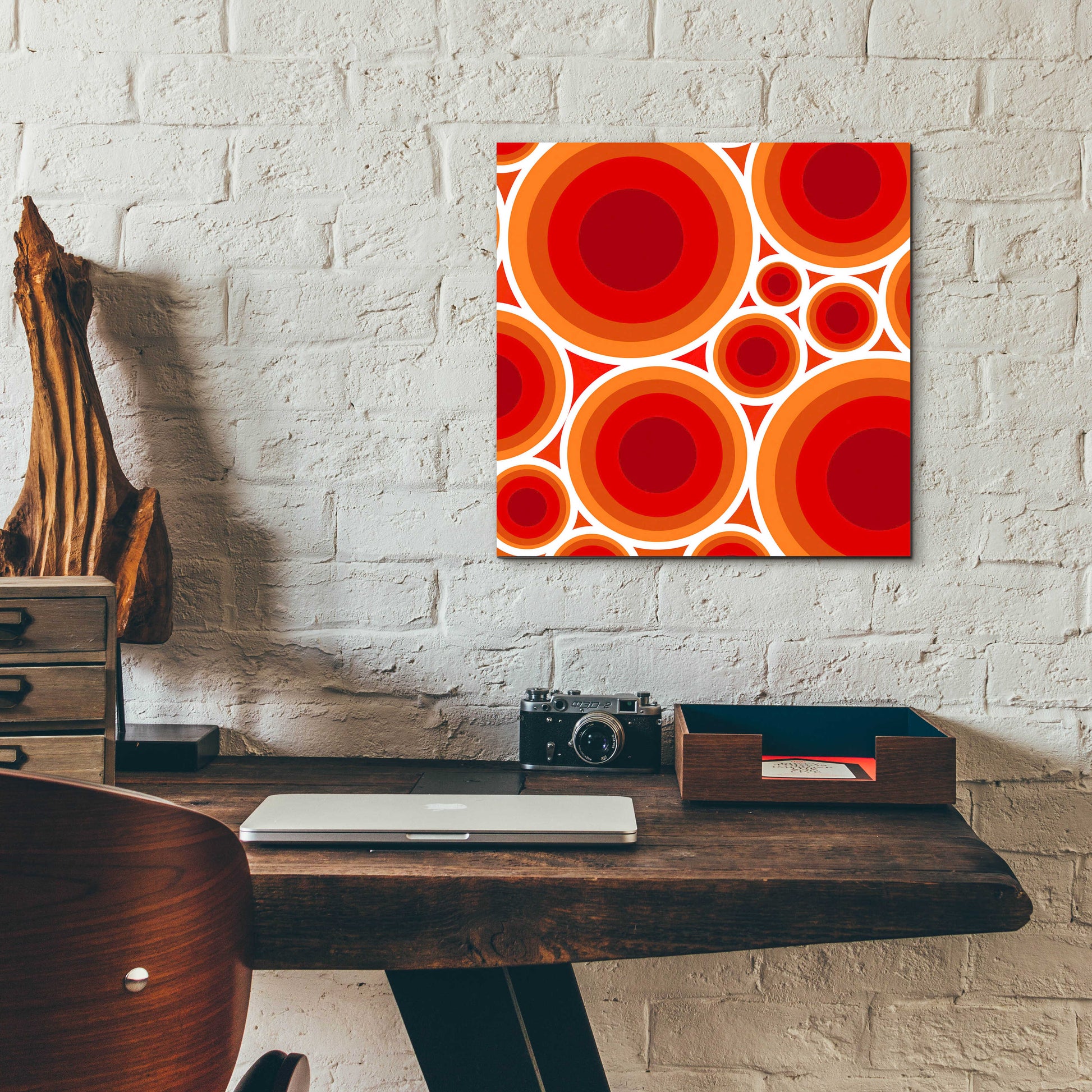 Epic Art 'Circles 1' by GraphINC, Acrylic Glass Wall Art,12x12